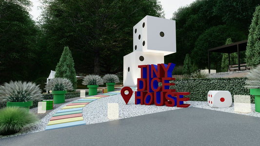 Bacqyard Helped Us Design the Most Creative and Playful Landscape for the Tiny Dice House