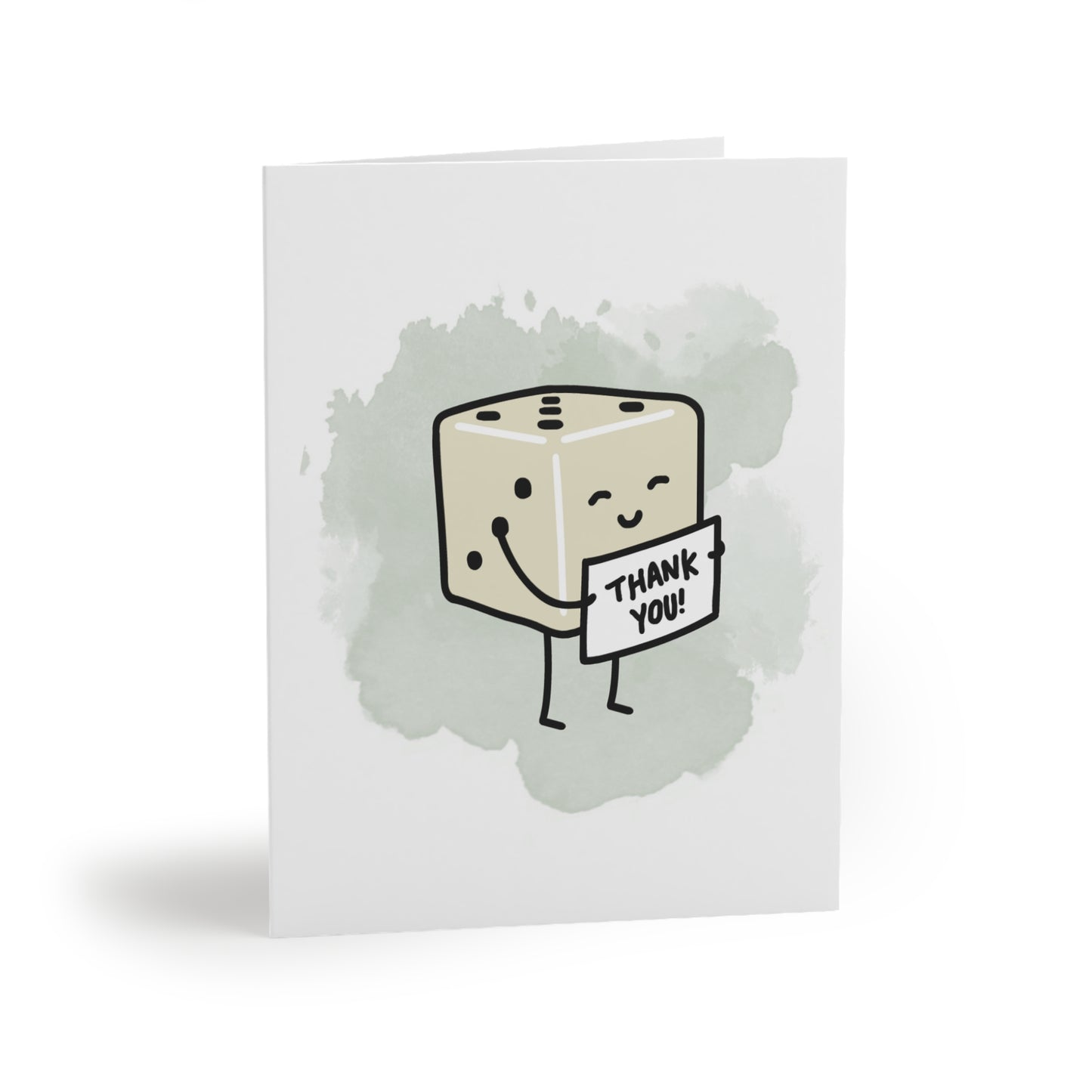 Thank You Greeting Card | Tiny Dice Buddies