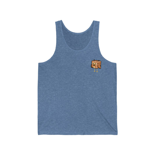 Owl Tiny Dice Buddies Unisex Jersey Tank