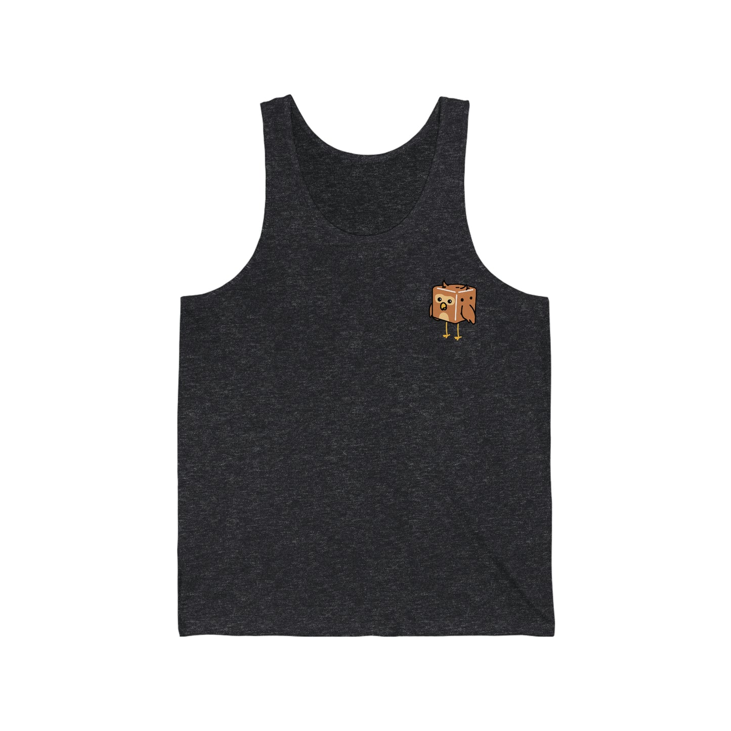 Owl Tiny Dice Buddies Unisex Jersey Tank