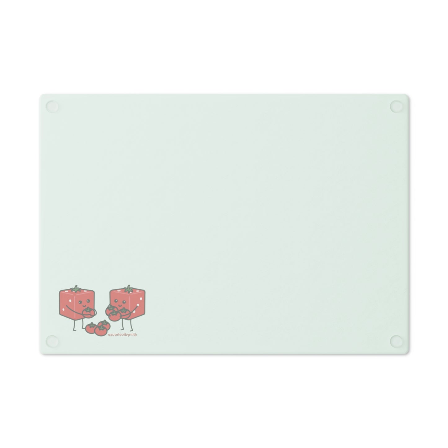 Diced Tomatoes Cutting Board | Punny Dice Kitchen Tools | Tiny Dice Buddies