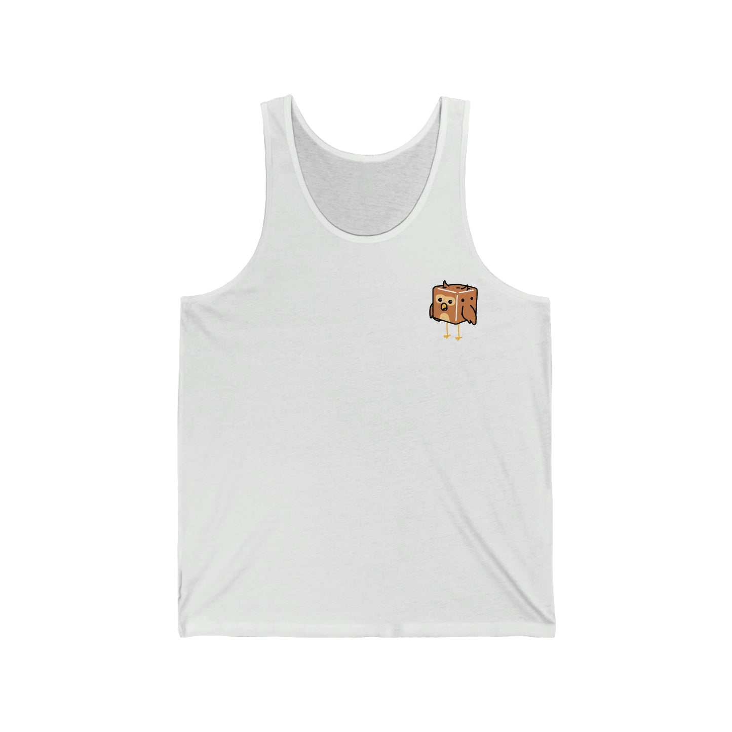 Owl Tiny Dice Buddies Unisex Jersey Tank
