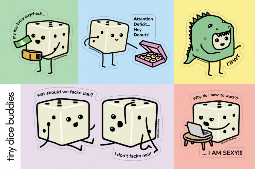 Stickers, Cards & Prints