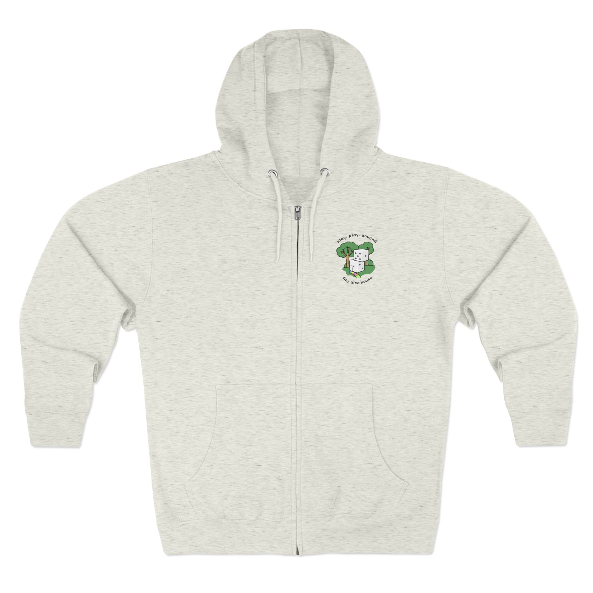 Stay. Play. Unwind. Zip Hoodie