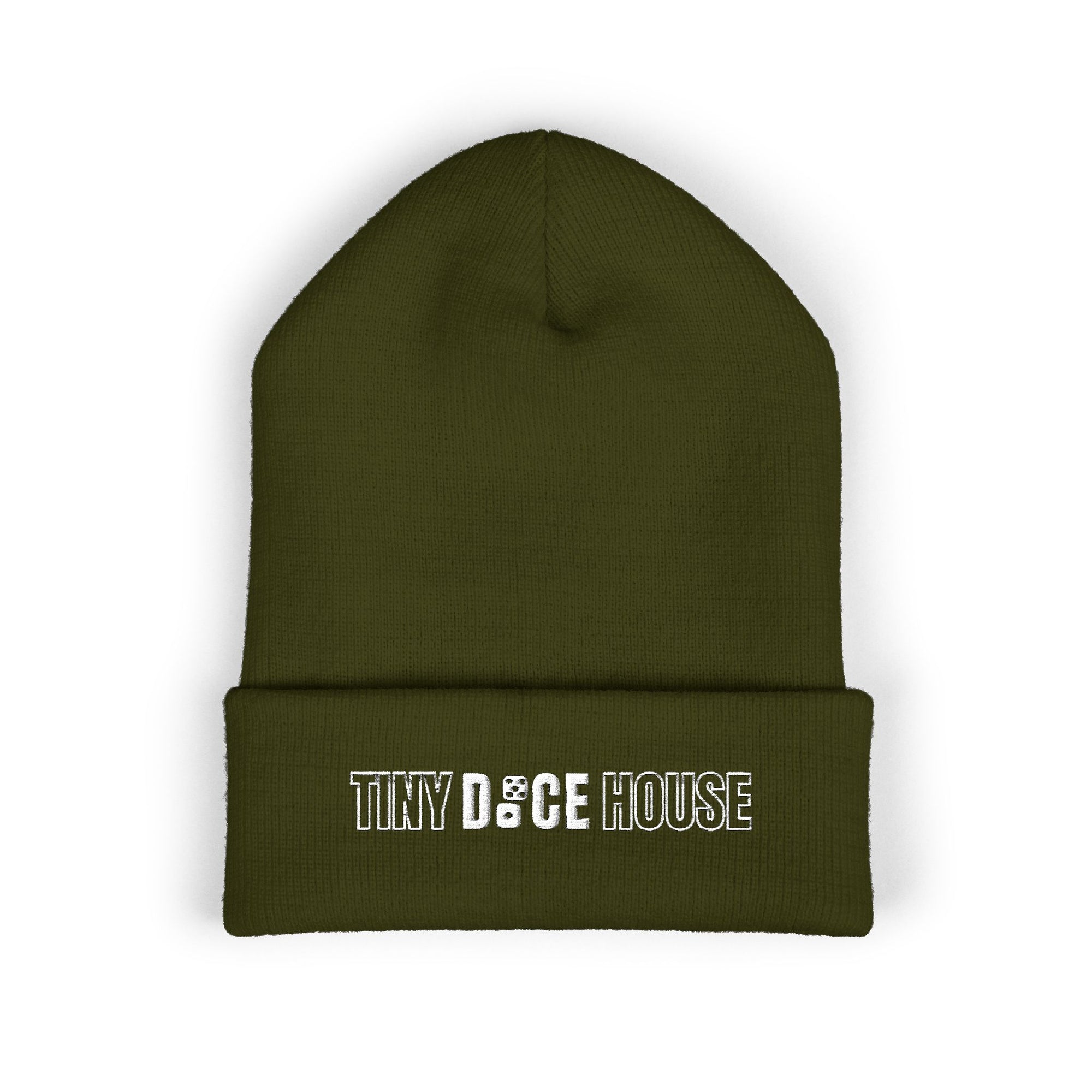 Tiny Dice House Classic Embroidered Cuffed Beanie