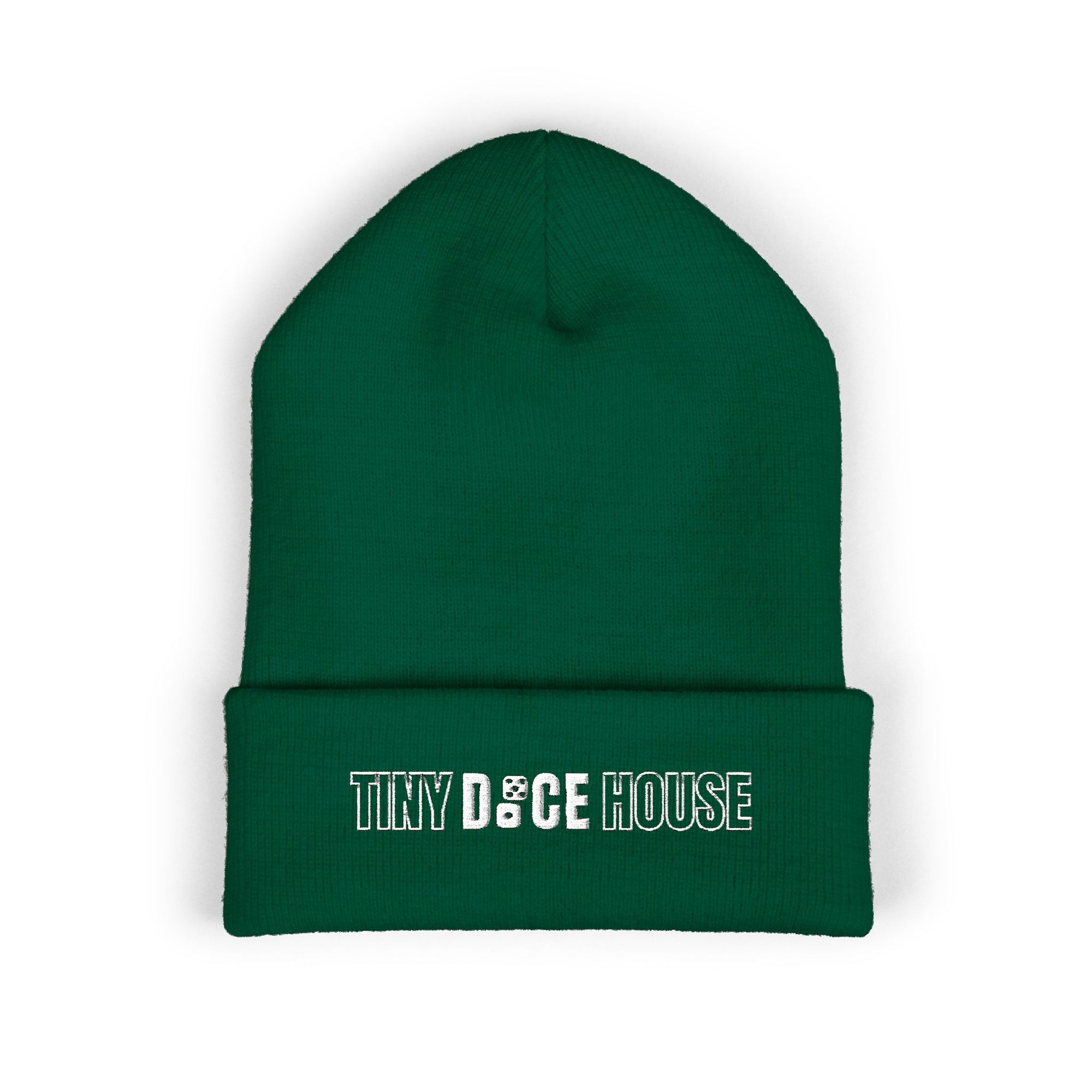 Tiny Dice House Classic Embroidered Cuffed Beanie