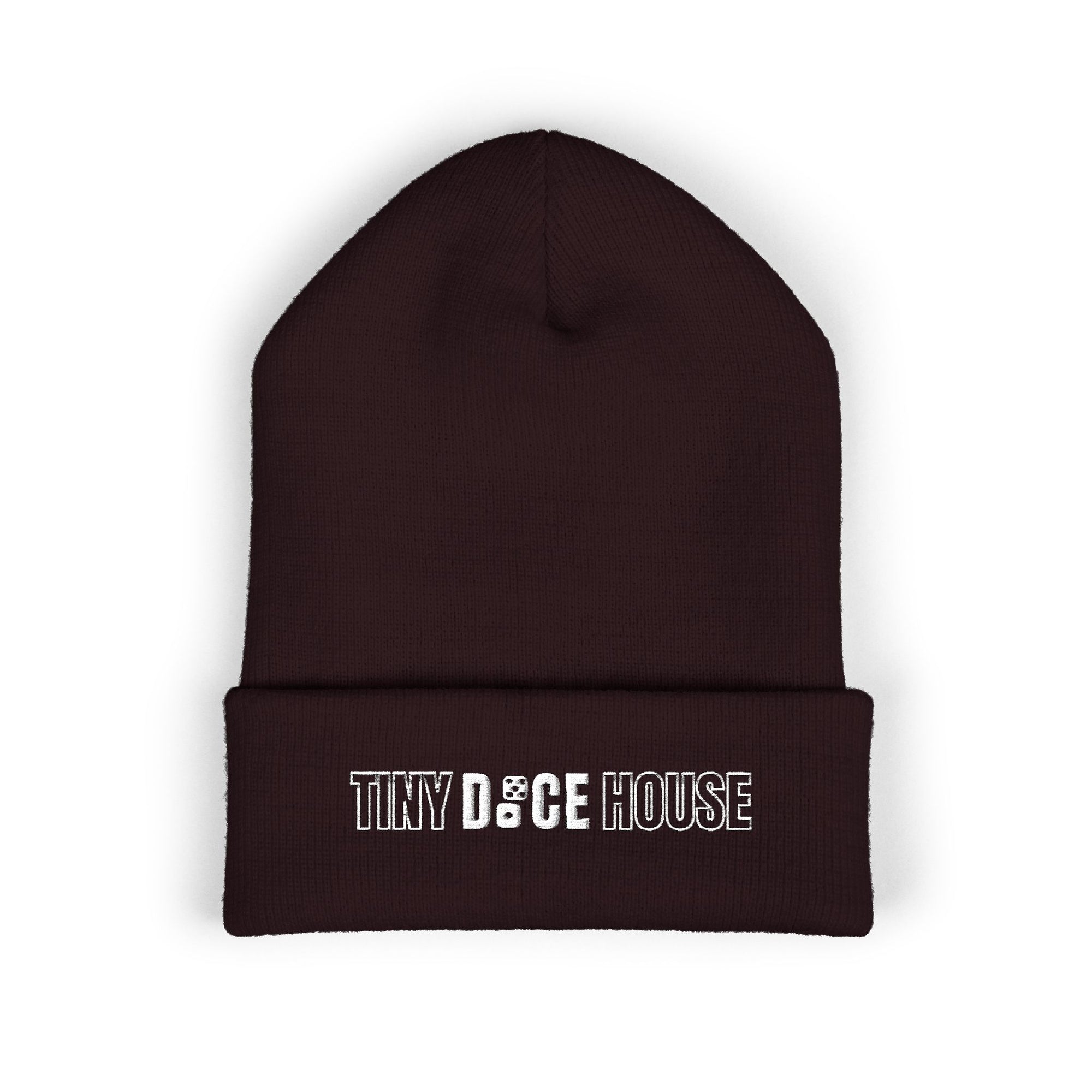 Tiny Dice House Classic Embroidered Cuffed Beanie