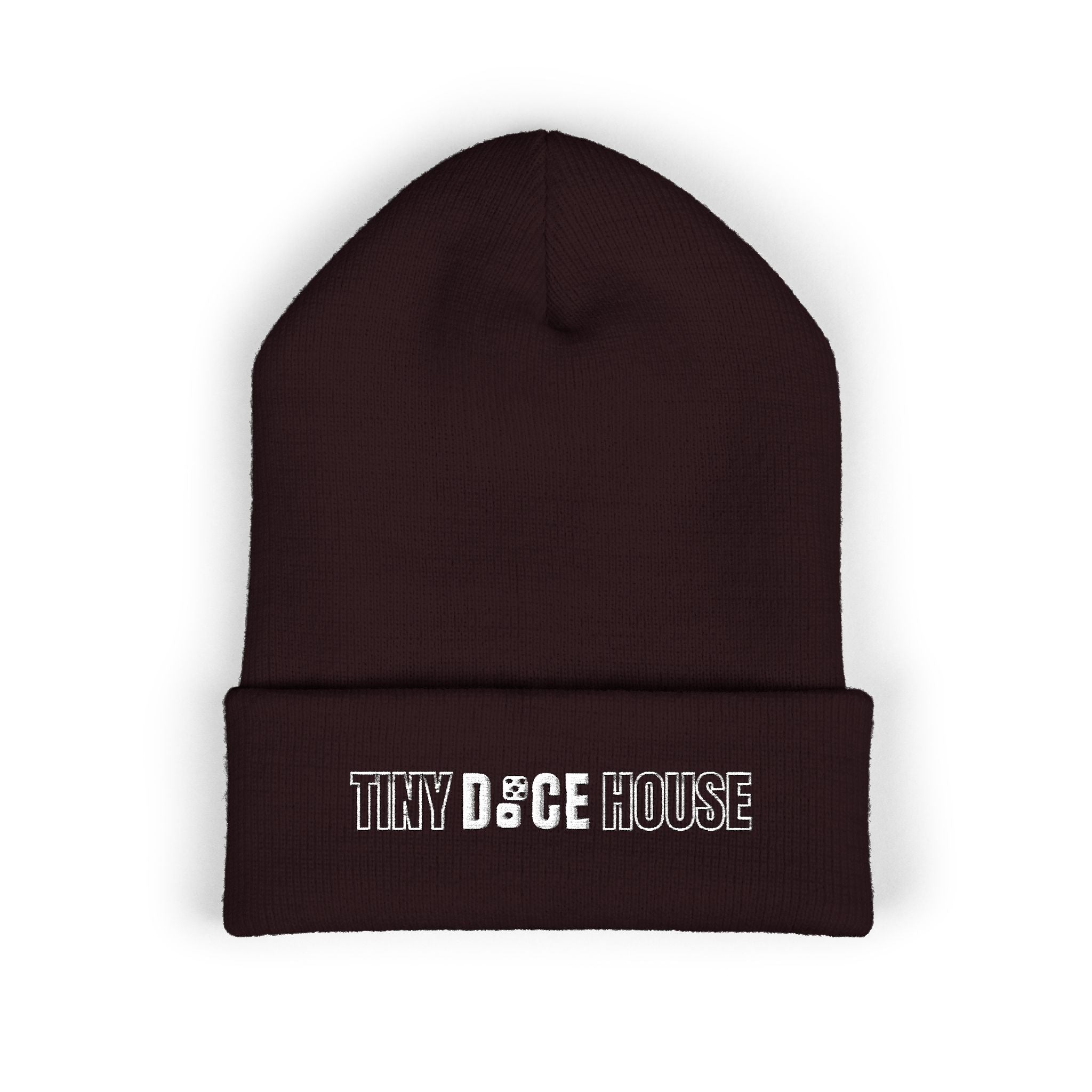 Tiny Dice House Classic Embroidered Cuffed Beanie