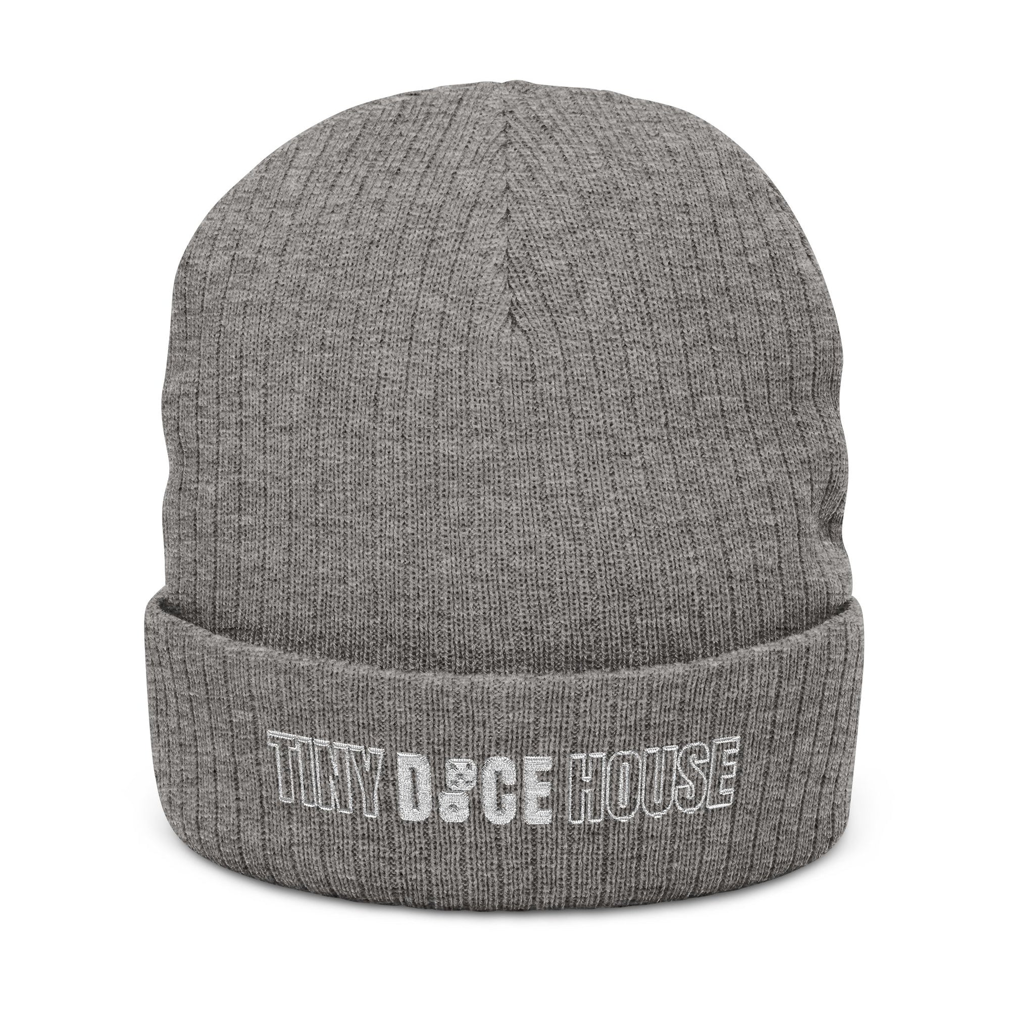 Tiny Dice House Embroidered Beanie