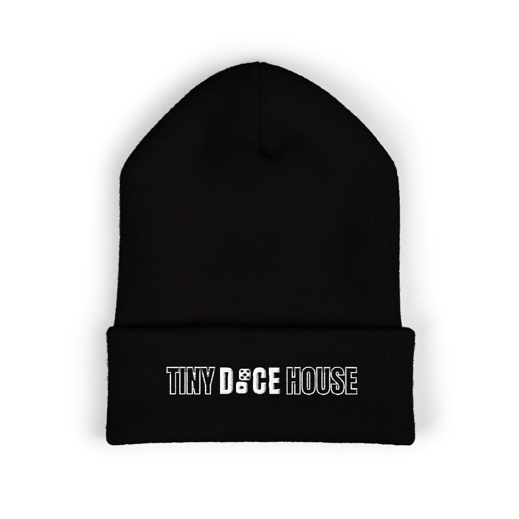 Tiny Dice House Classic Embroidered Cuffed Beanie