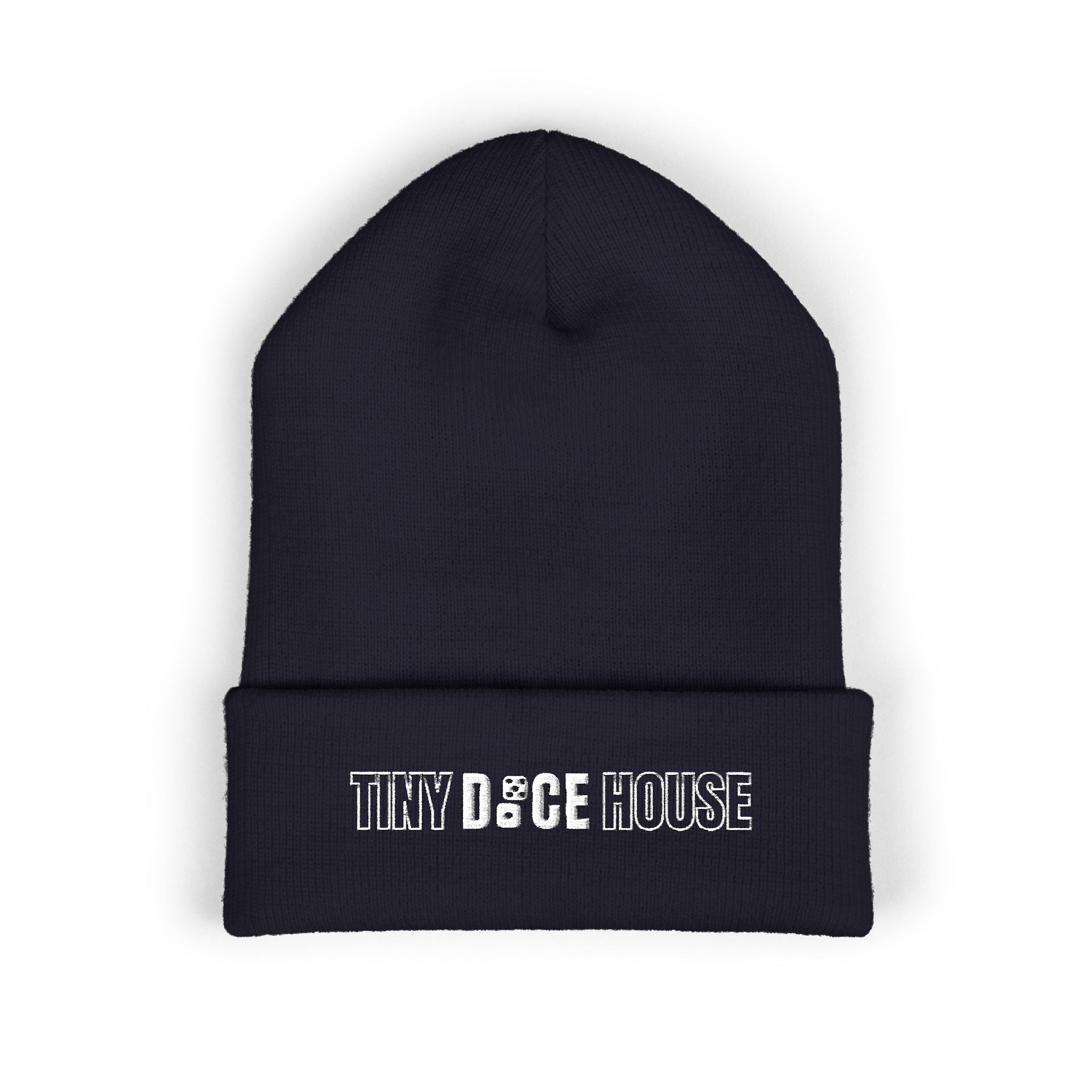 Tiny Dice House Classic Embroidered Cuffed Beanie