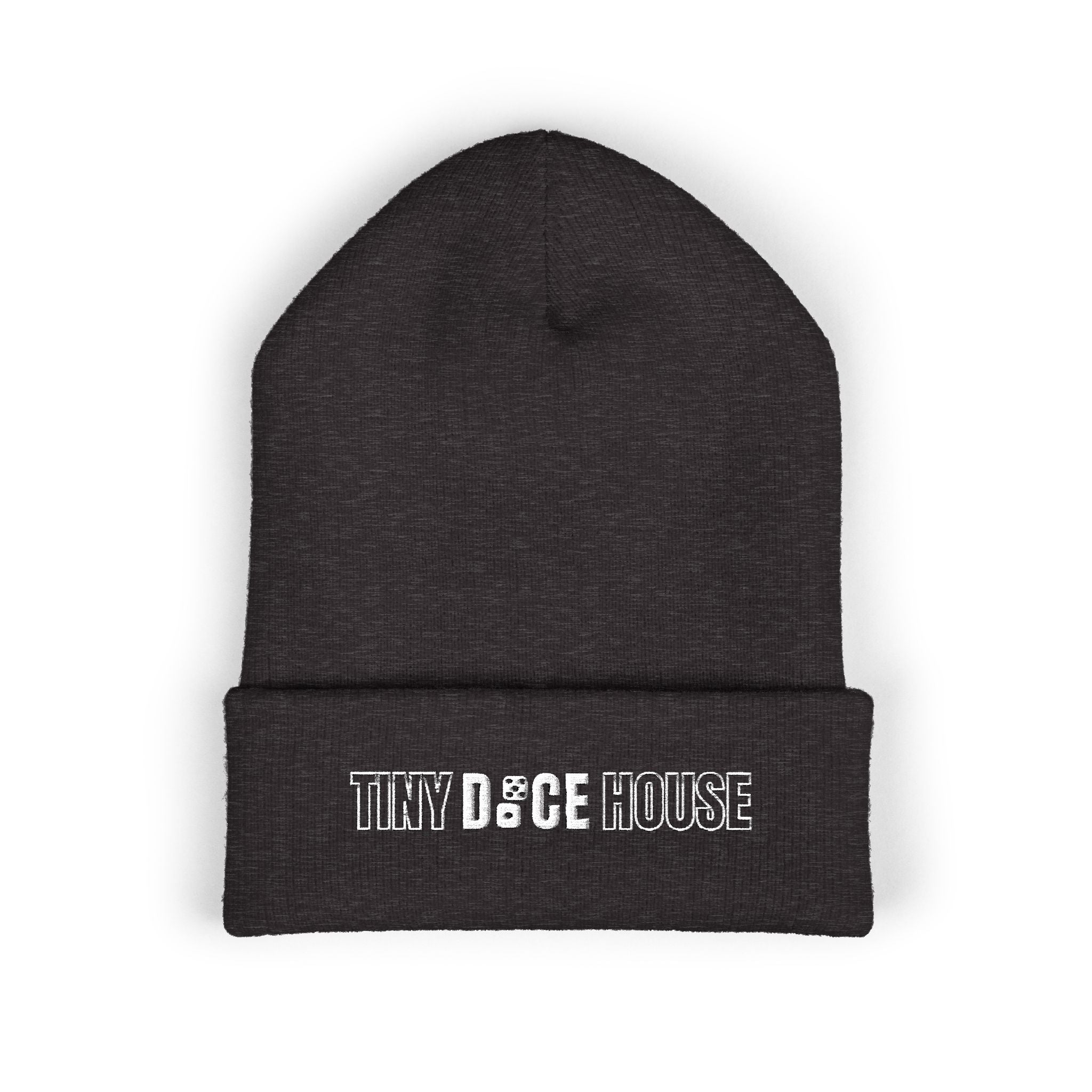 Tiny Dice House Classic Embroidered Cuffed Beanie