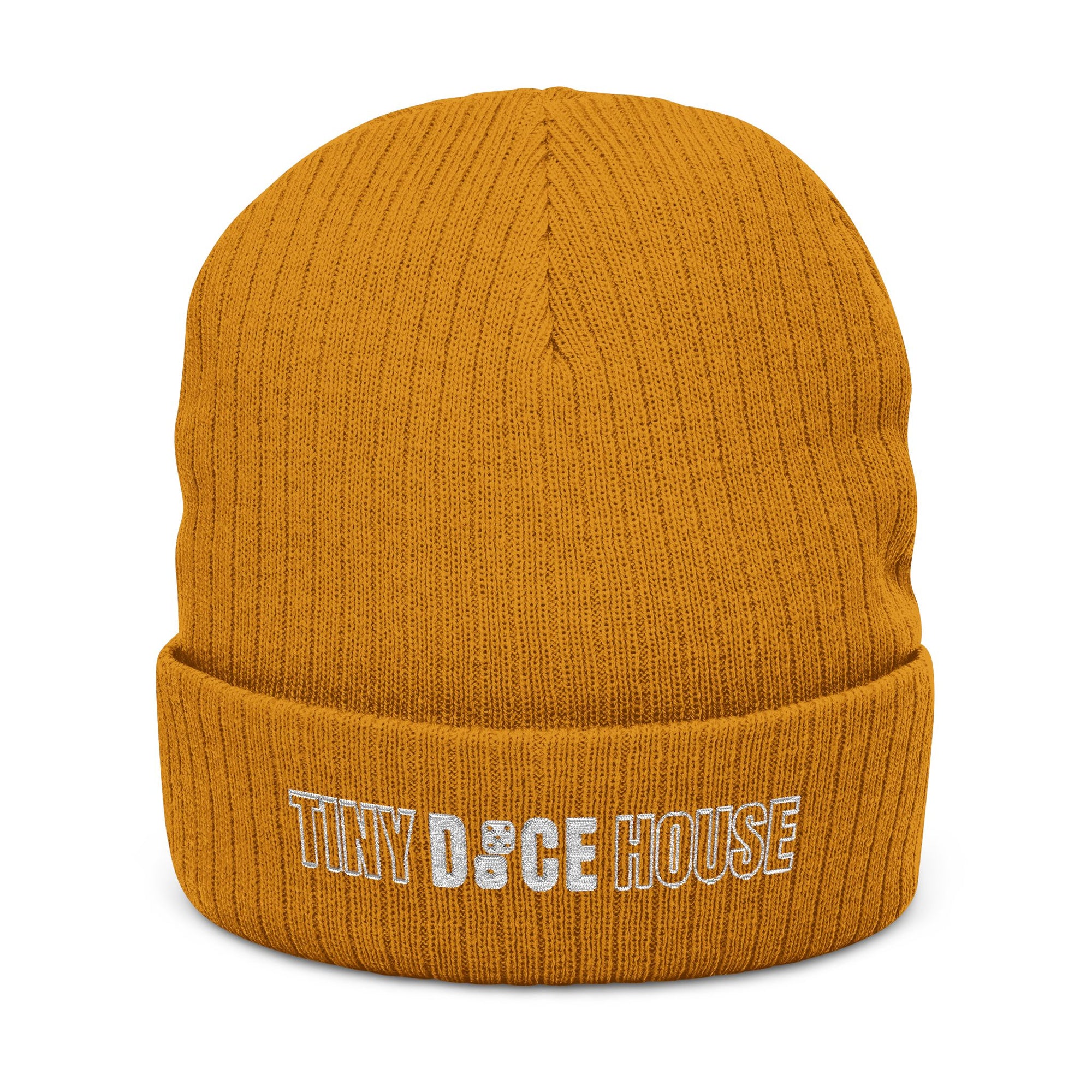 Tiny Dice House Embroidered Beanie