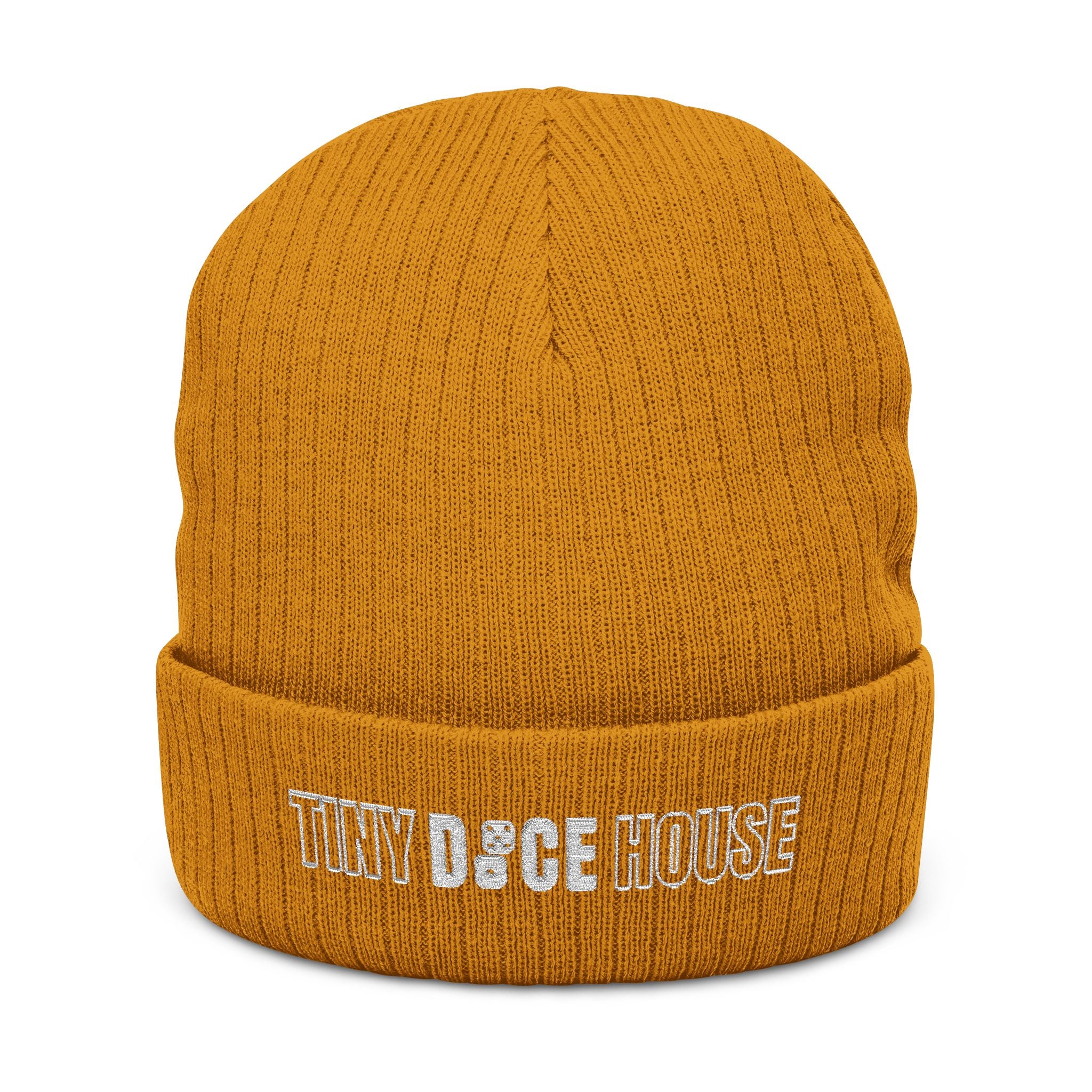 Tiny Dice House Embroidered Beanie