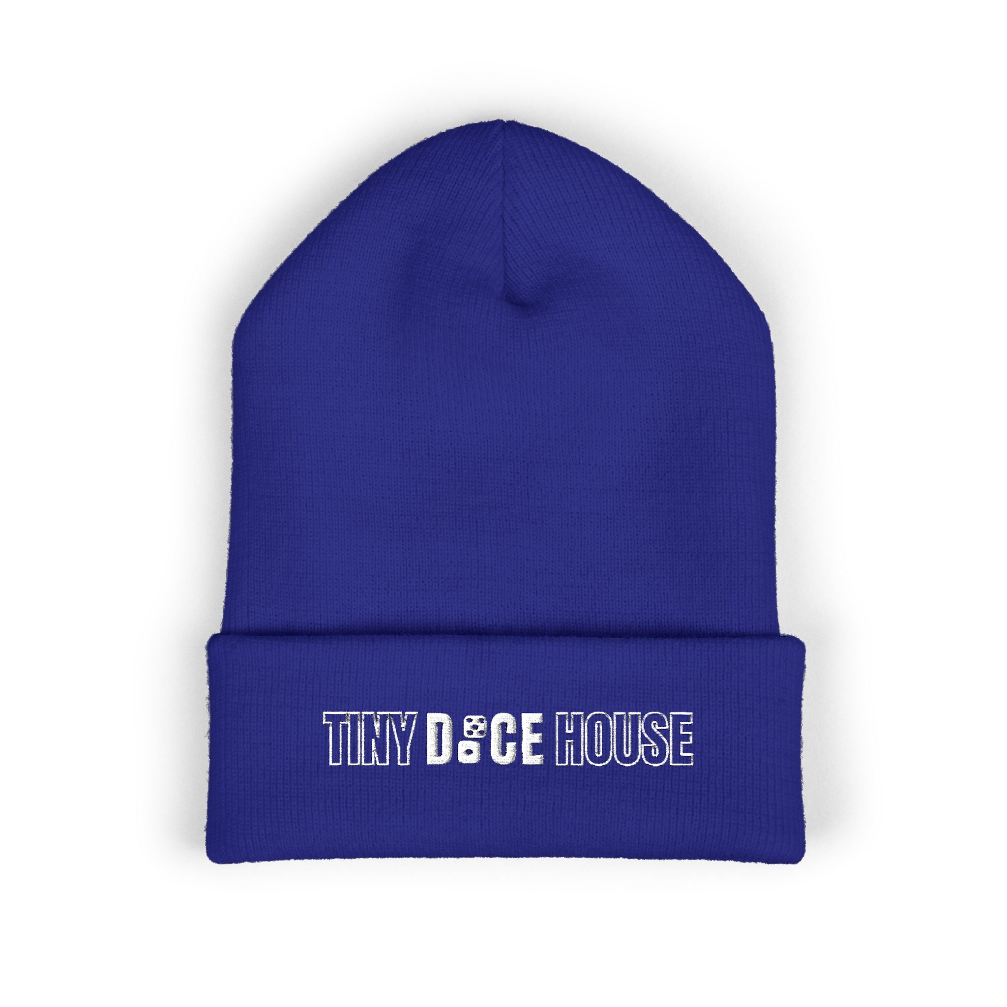 Tiny Dice House Classic Embroidered Cuffed Beanie