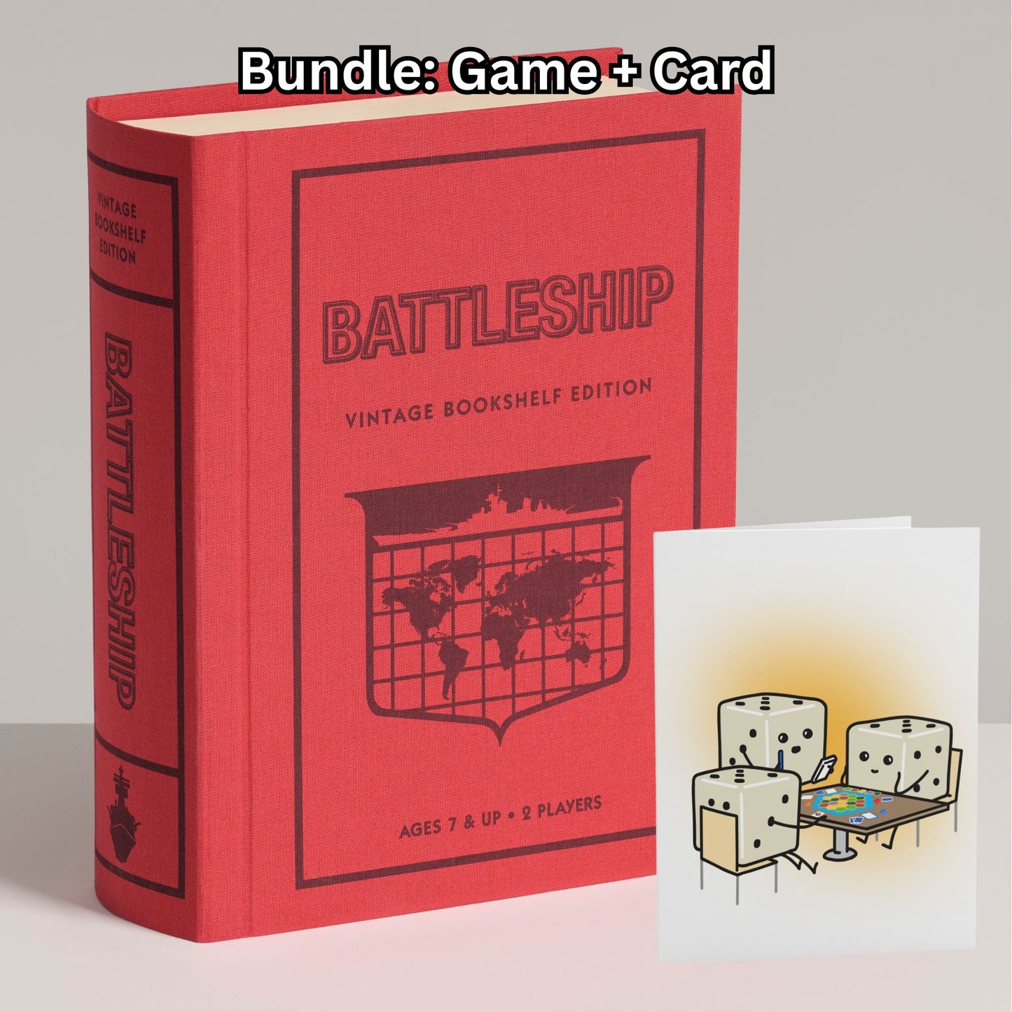 Battleship Vintage Bookshelf Board Game