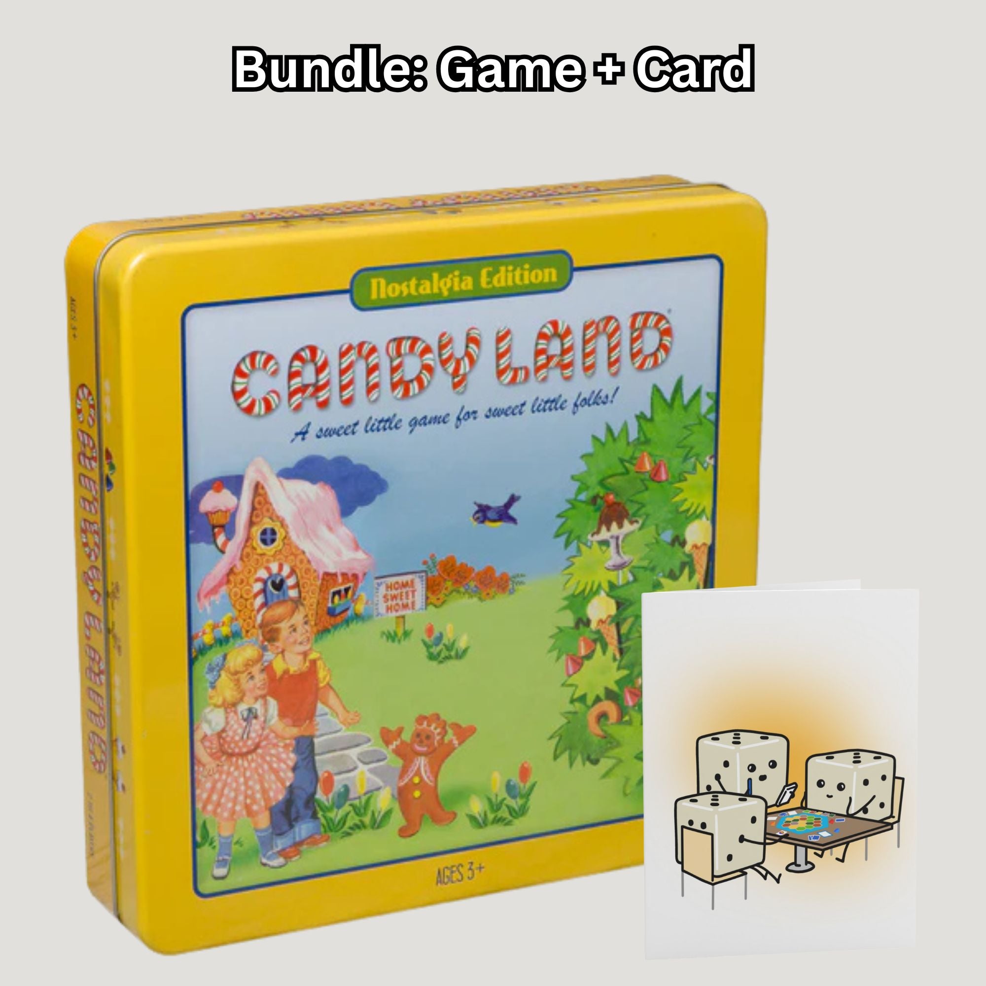 Candy Land Vintage Collectible Tin Board Game