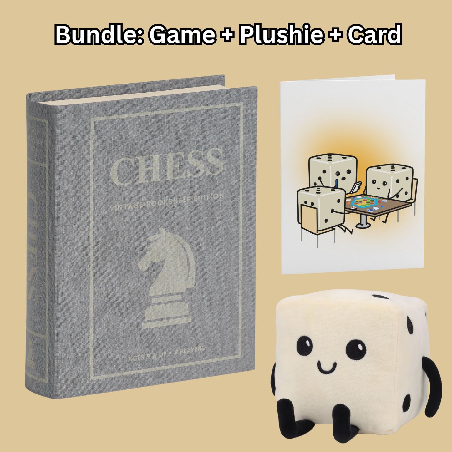 Chess Vintage Bookshelf Board Game