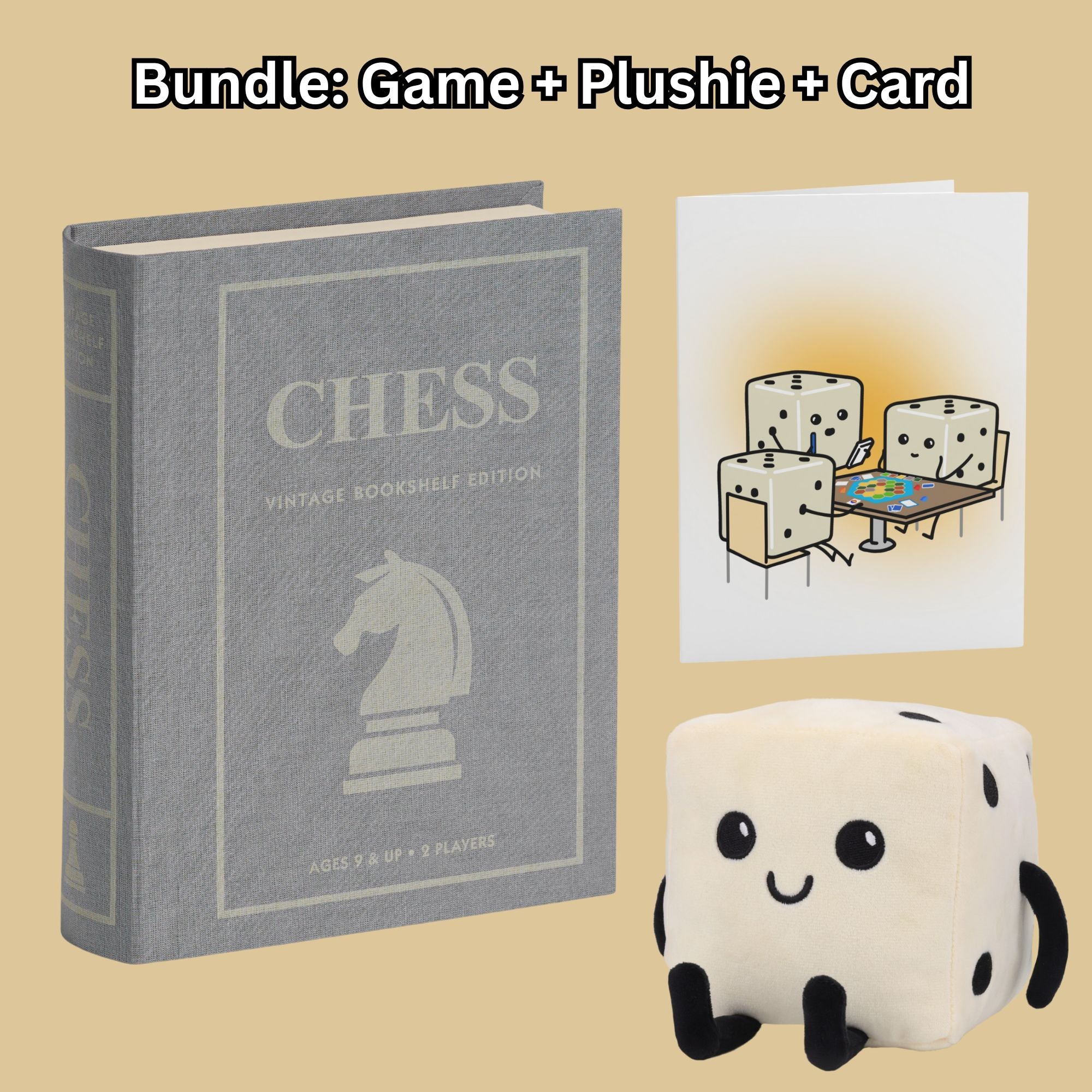 Chess Vintage Bookshelf Board Game