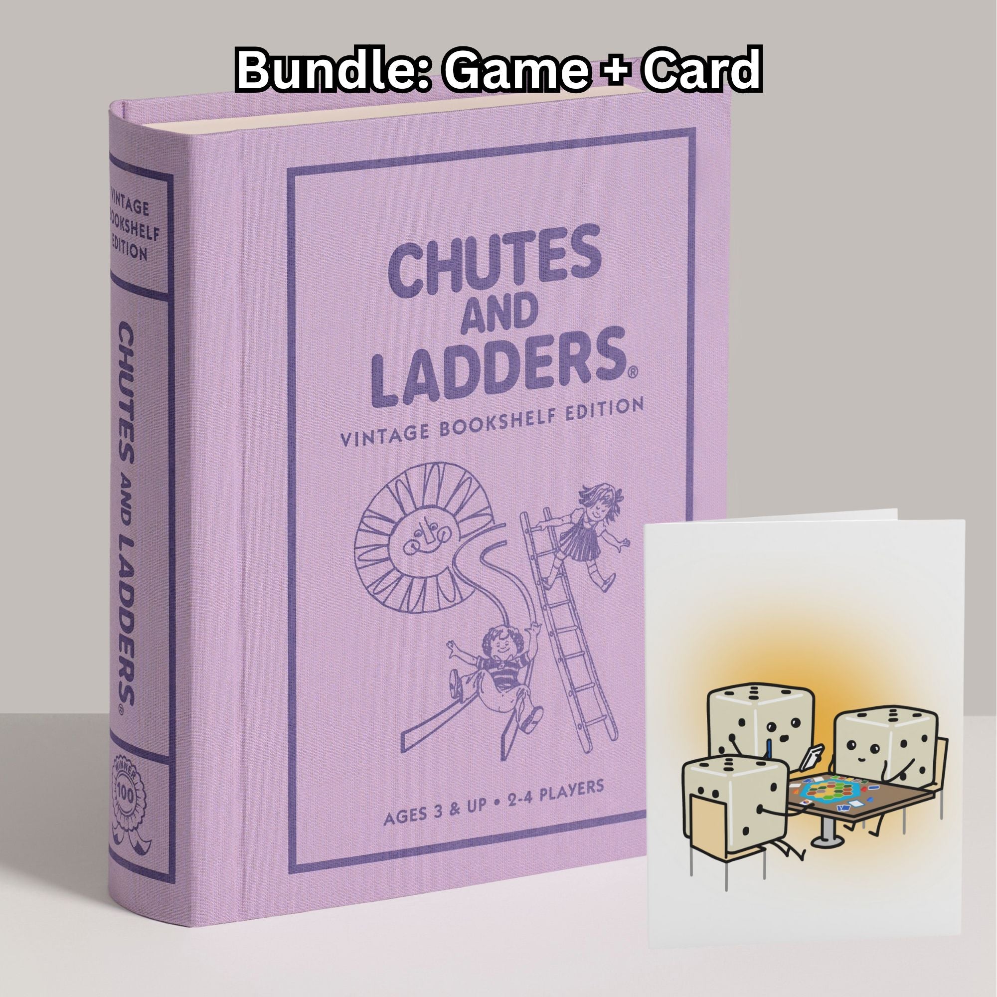 Chutes & Ladders Vintage Bookshelf Board Game