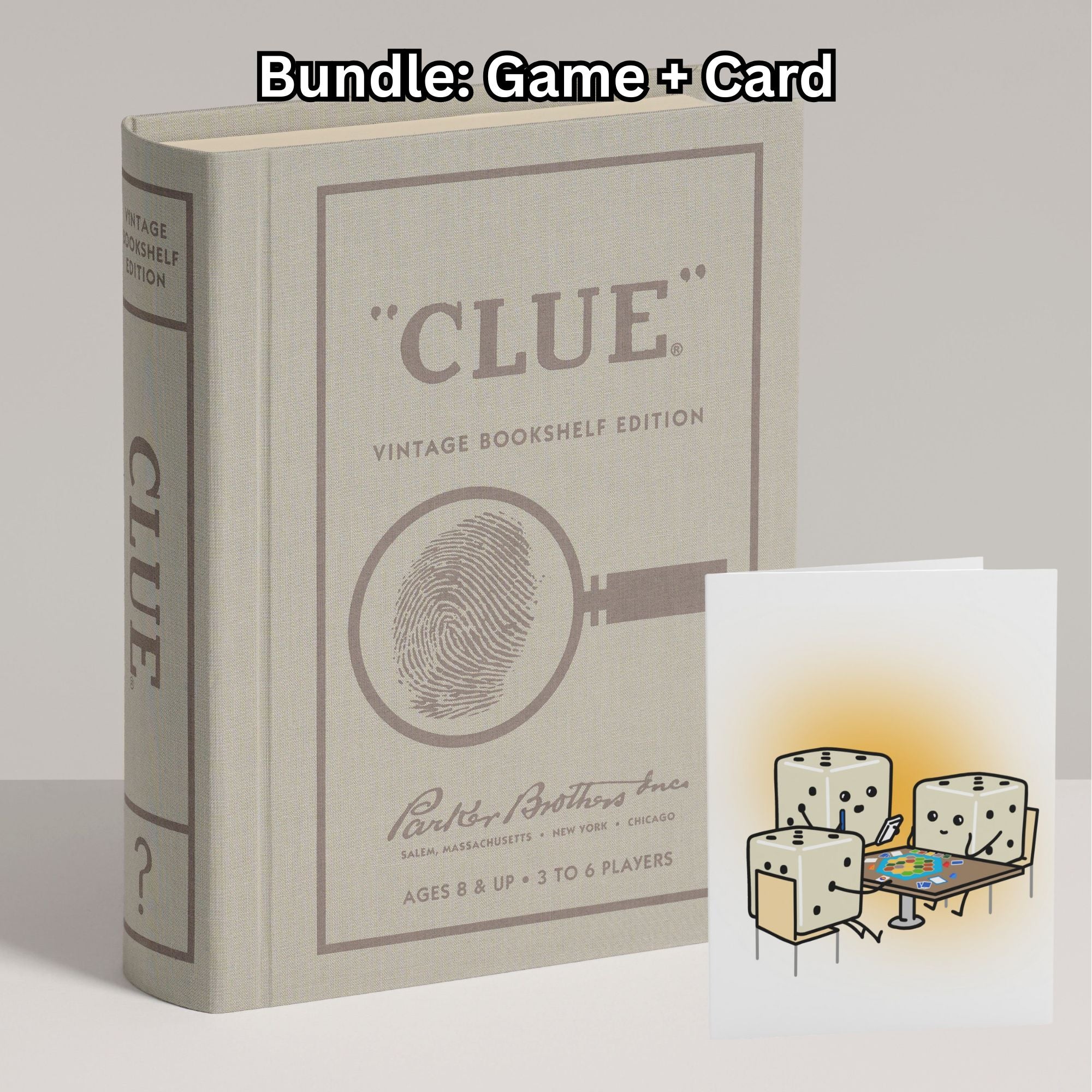 Clue Vintage Bookshelf Board Game
