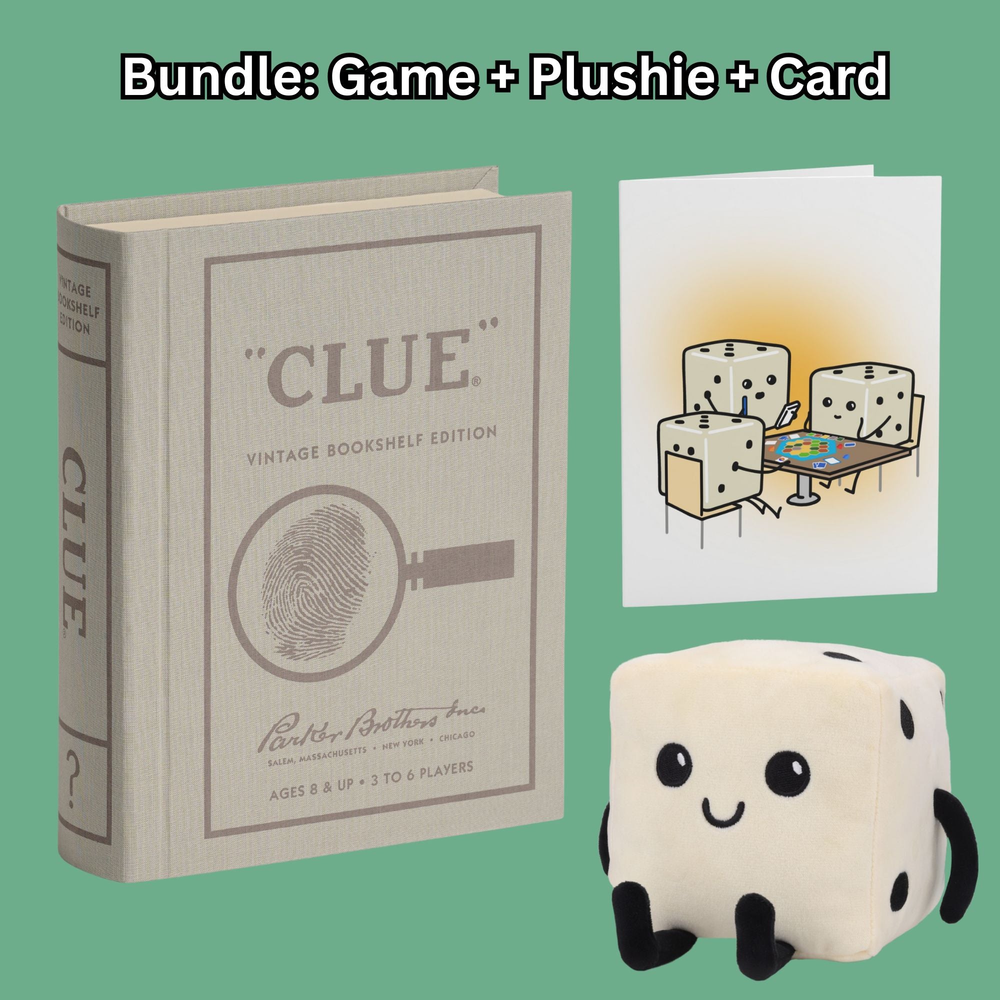 Clue Vintage Bookshelf Board Game