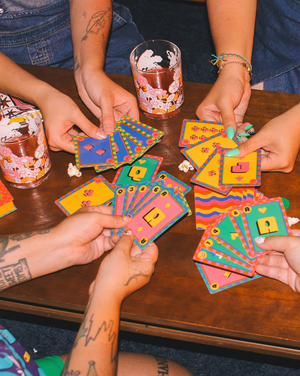 Modern Colorful Playing Cards (Double Deck, Set of Two)