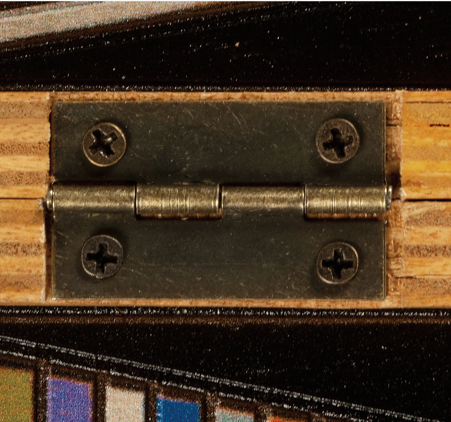 Colorful Wooden Backgammon Travel Game Set