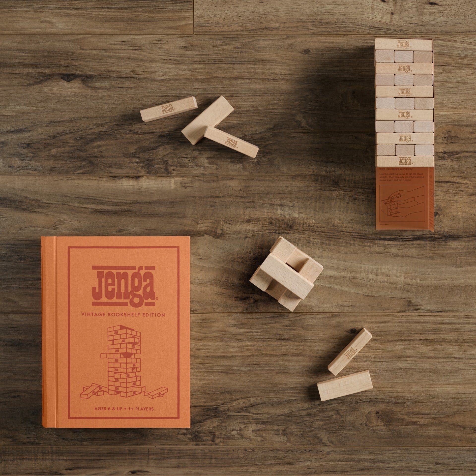 Jenga Vintage Bookshelf Board Game