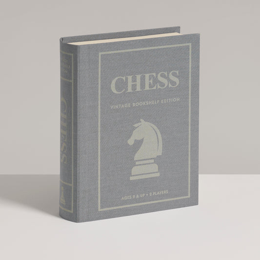 Chess Vintage Bookshelf Board Game