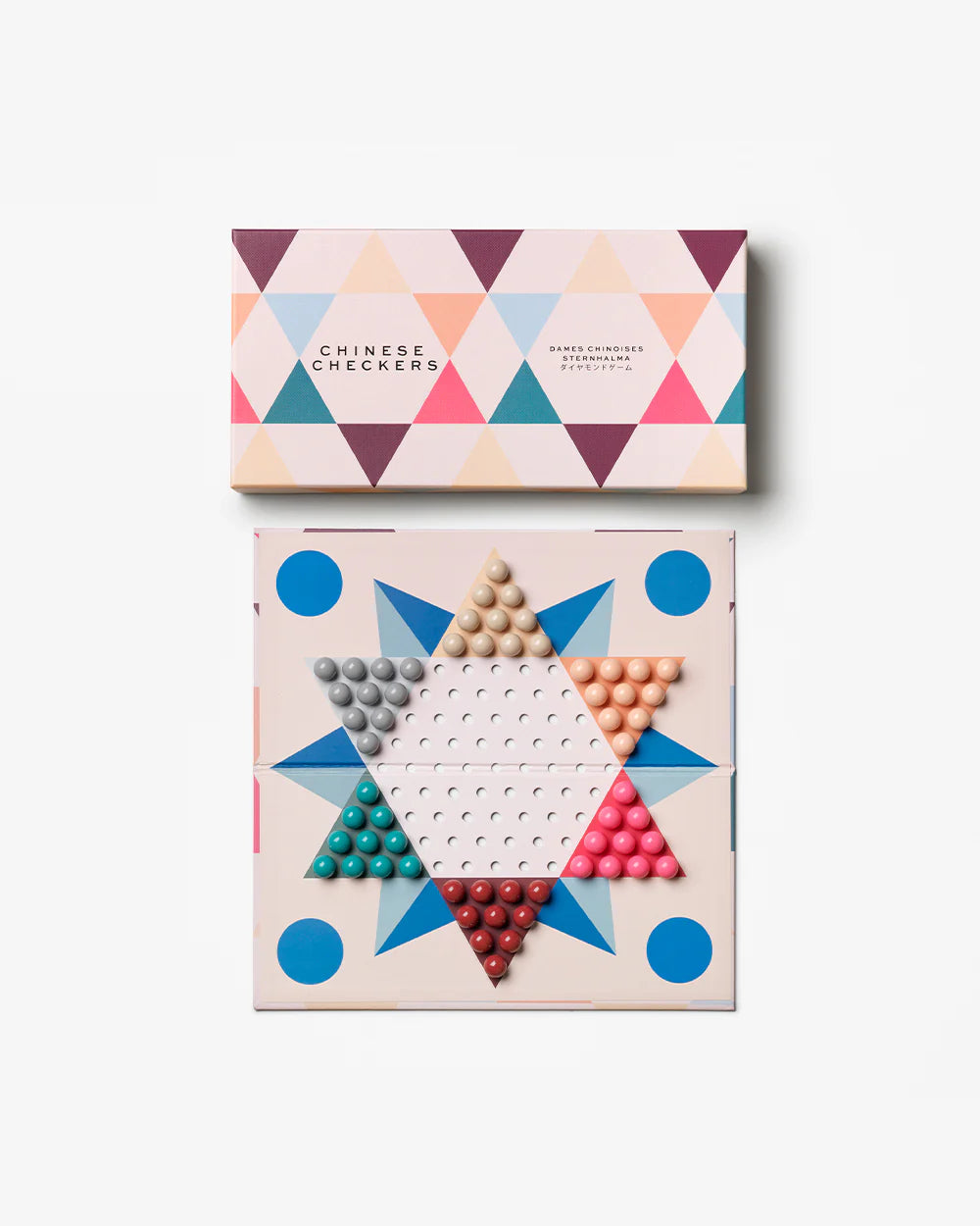 Minimalist Chinese Checkers Board Game