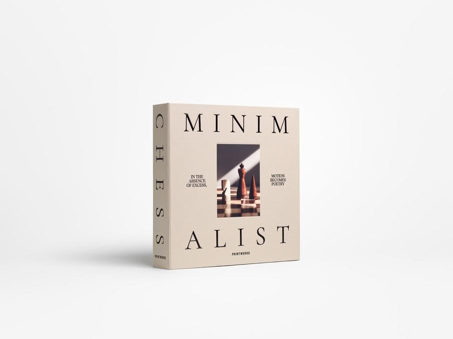Minimalist Wood Chess Board Game
