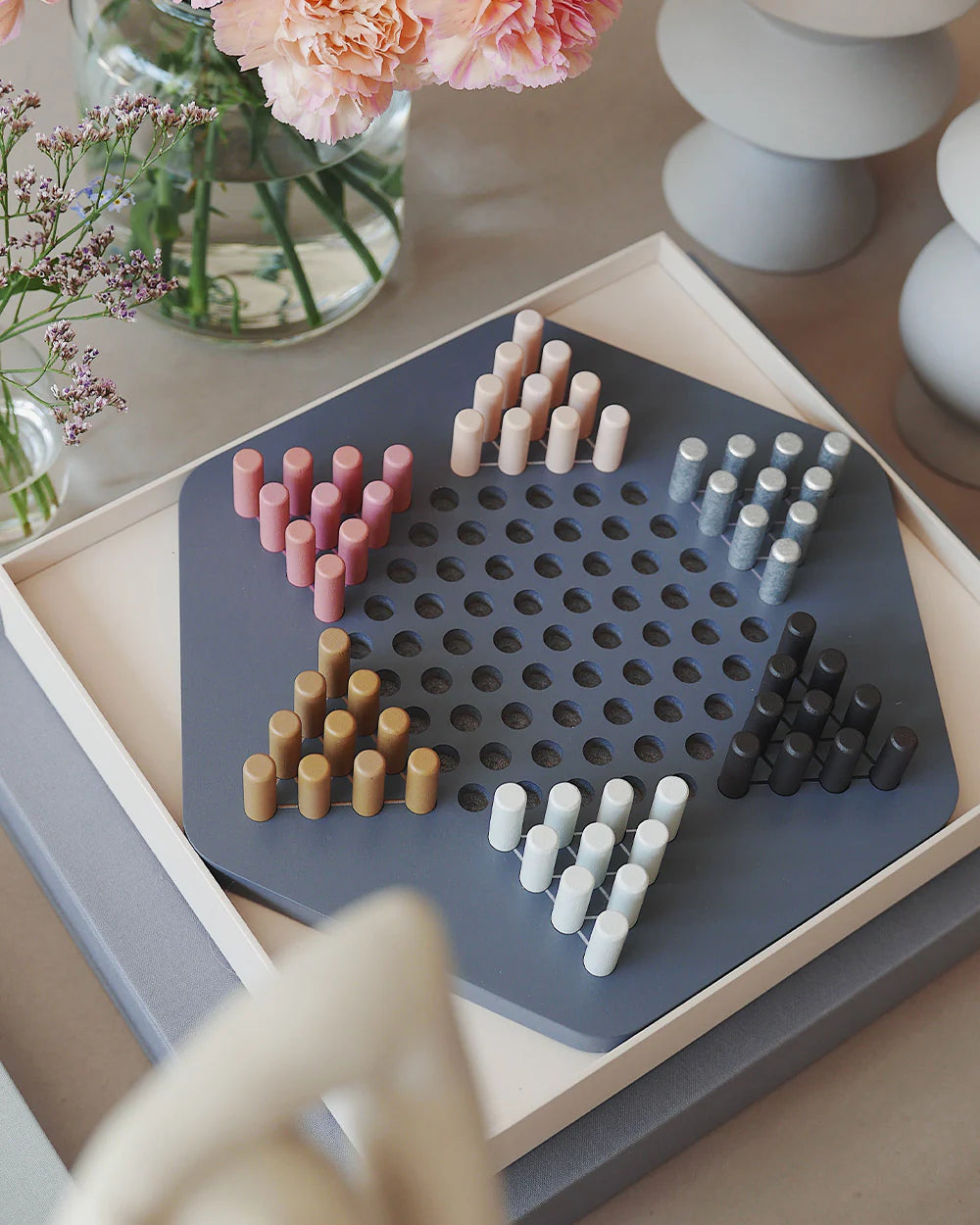 Modern Luxury Chinese Checkers Board Game