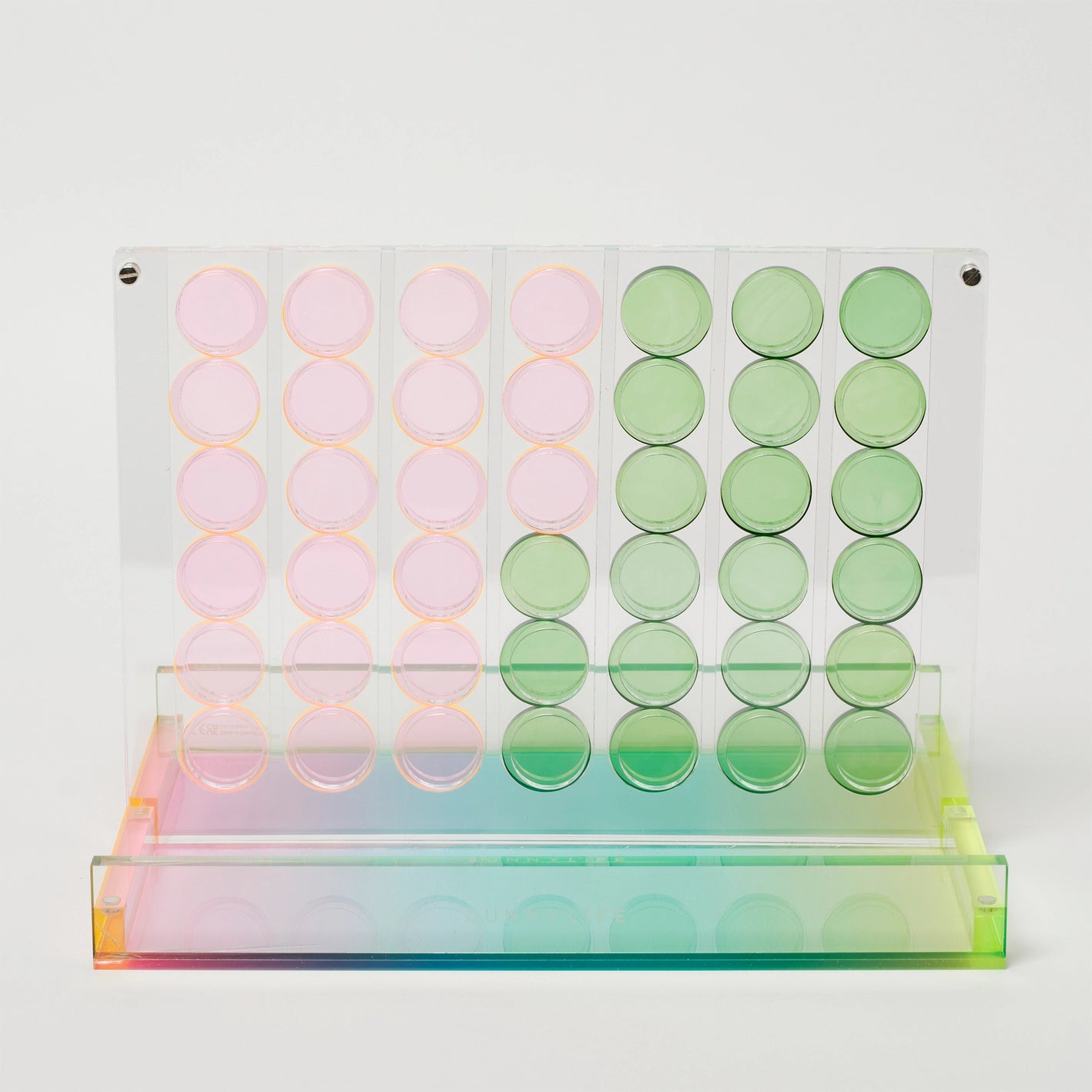 Ombre Lucite Four in A Row Game Set