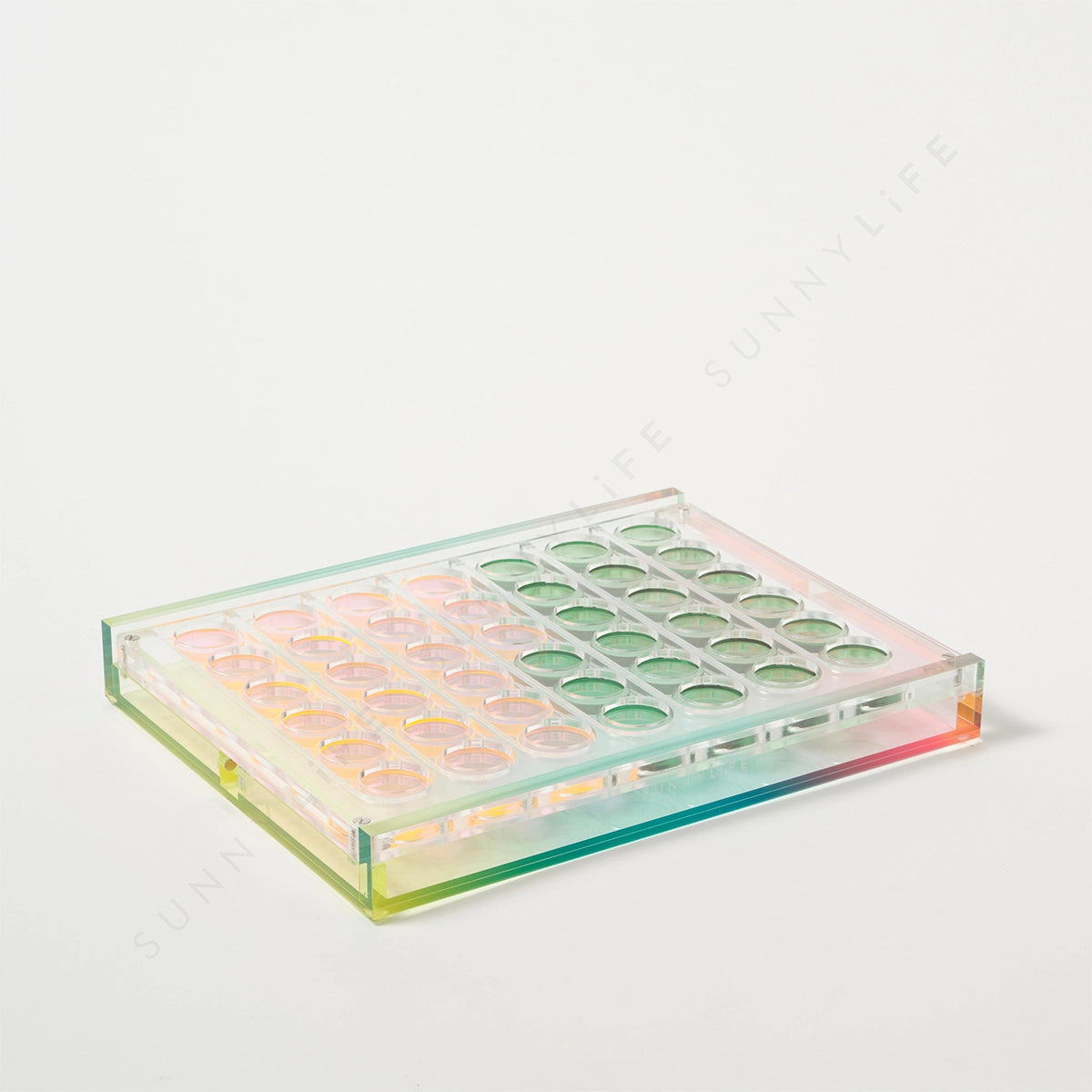 Ombre Lucite Four in A Row Game Set