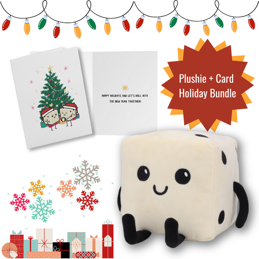 Plushie and Greeting Card Holiday Bundle