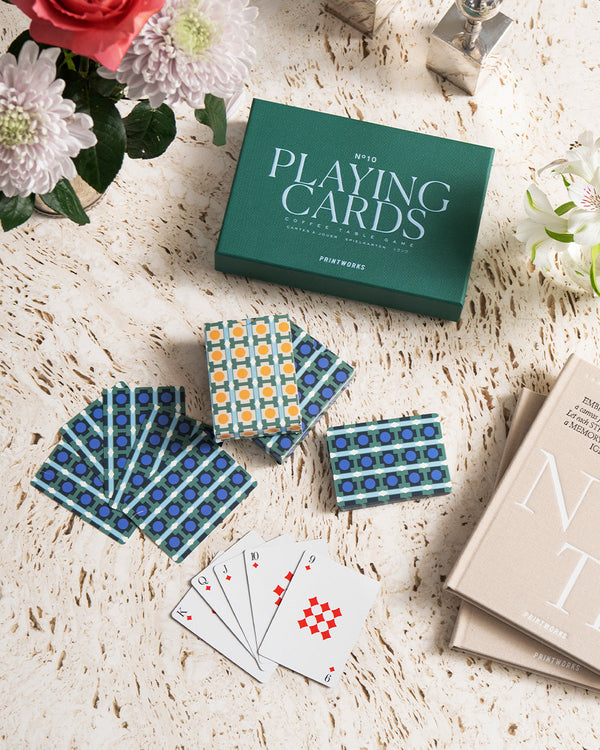 Modern Double Playing Cards Set - cards spread