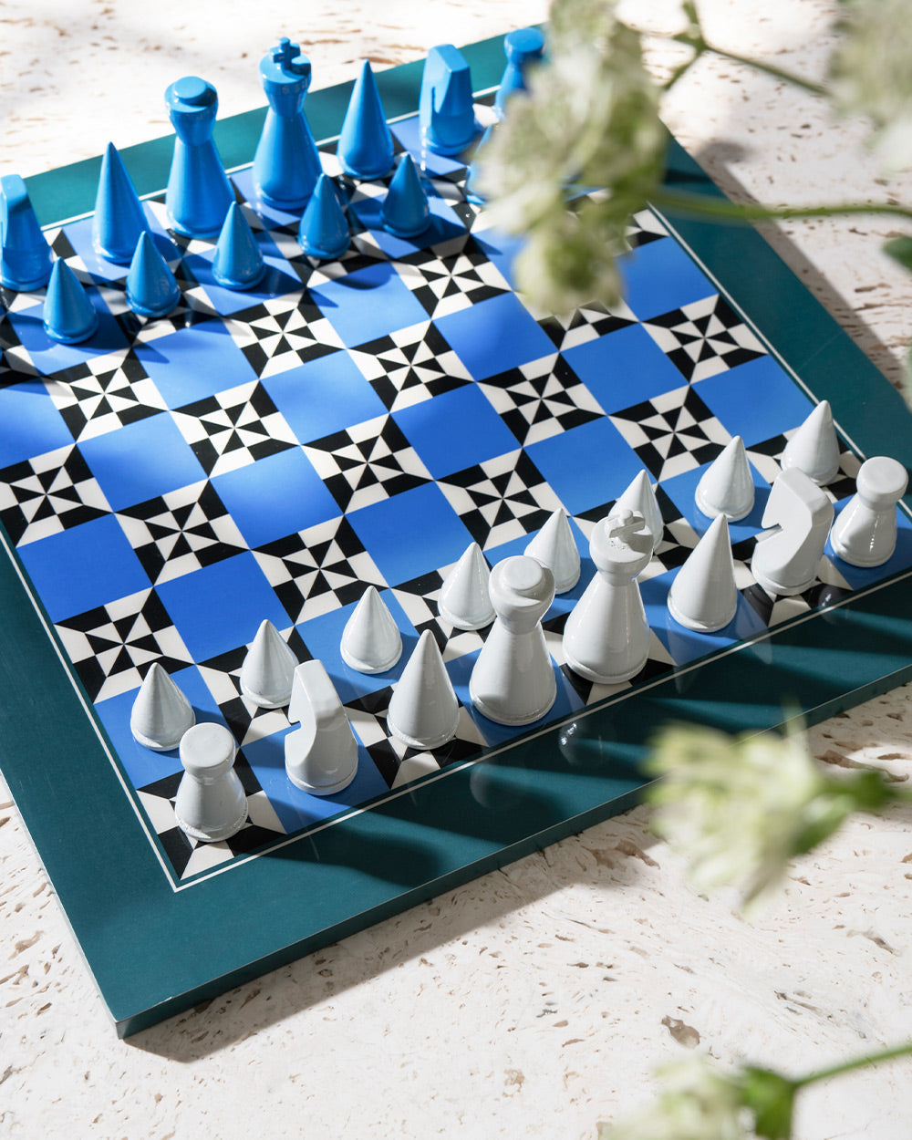 Lacquered Chess, Poseidon – Modern Coffee Table Games