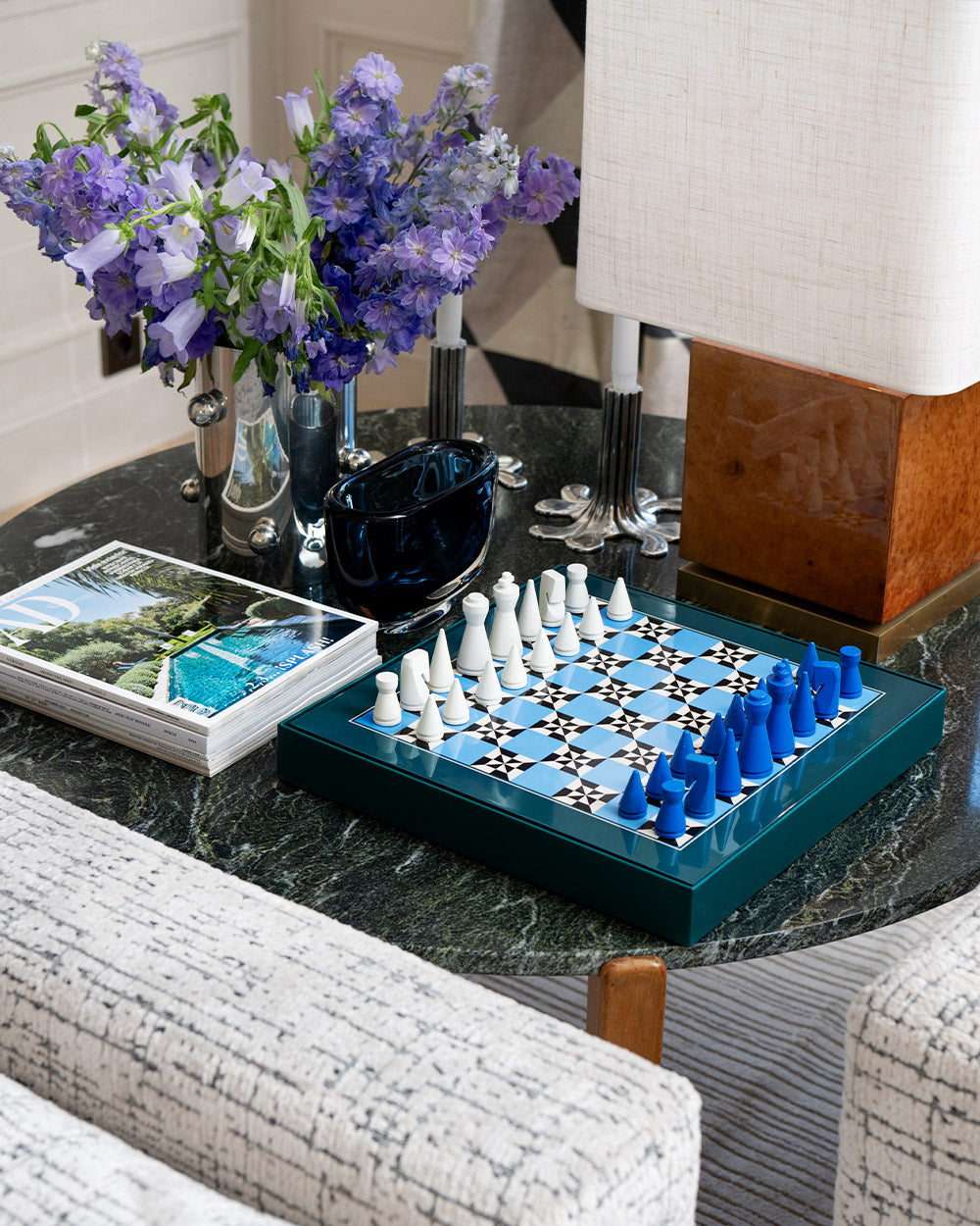 Lacquered Chess, Poseidon – Modern Coffee Table Games