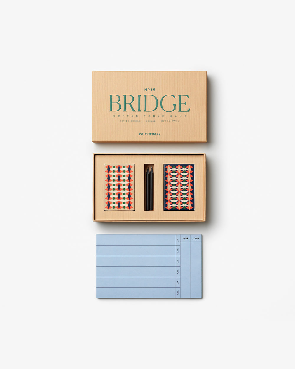 Bridge Set, Classic – Modern Coffee Table Games