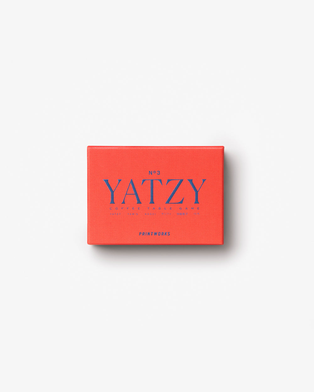 Yatzy, Classic Red – Modern Coffee Table Game by Printworks
