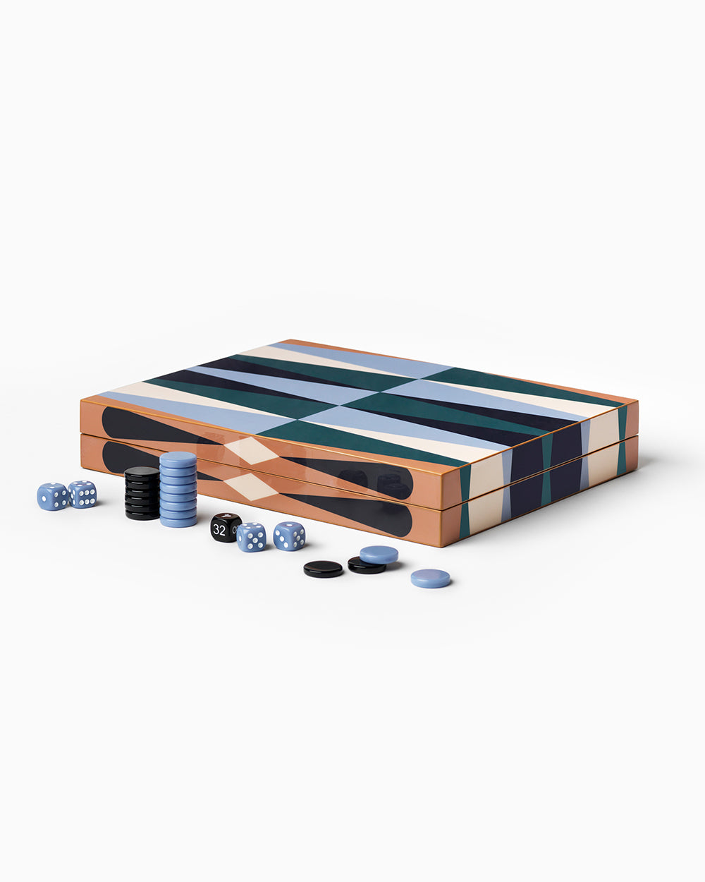 Lacquered Backgammon – Modern Coffee Table Games