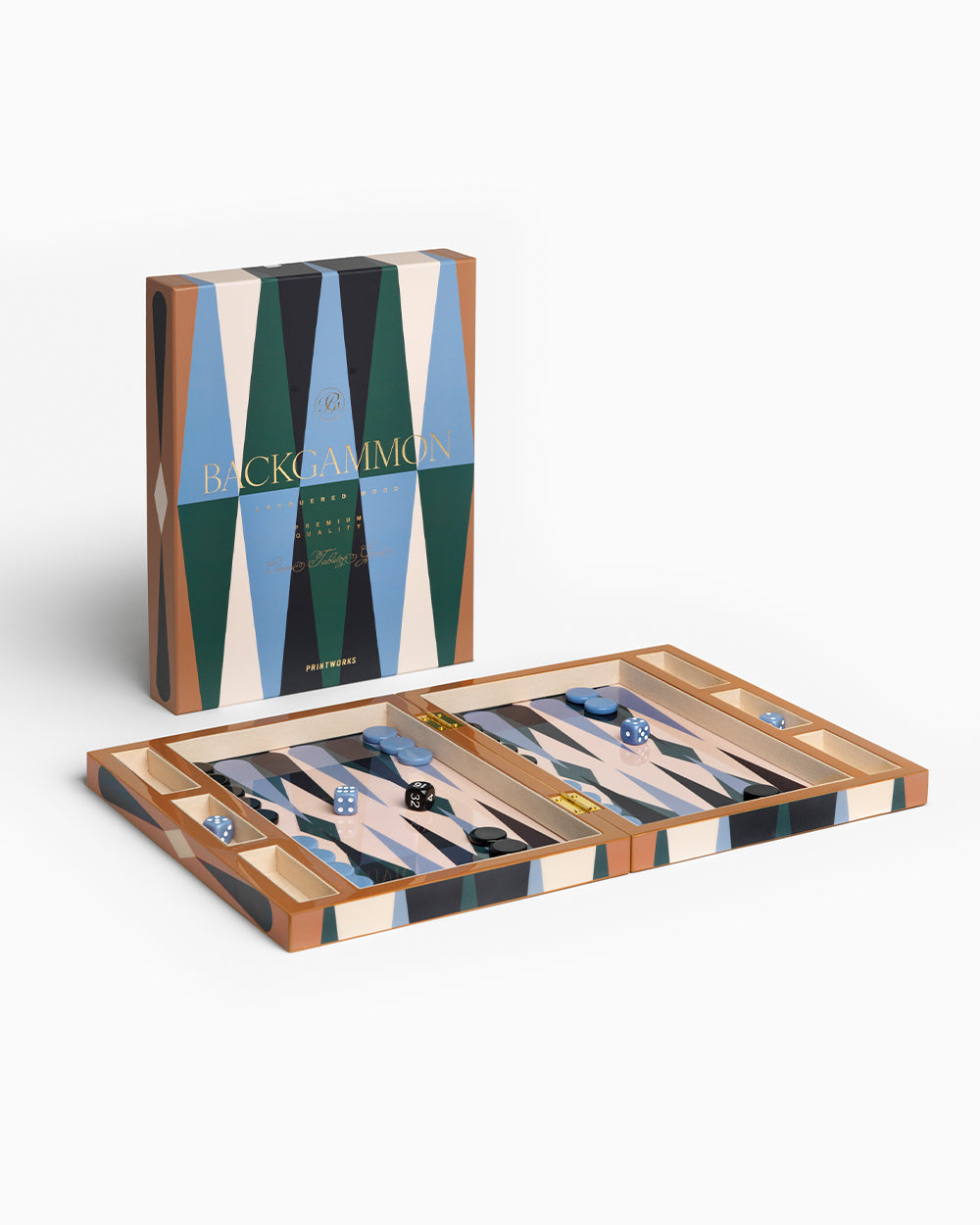 Lacquered Backgammon – Modern Coffee Table Games