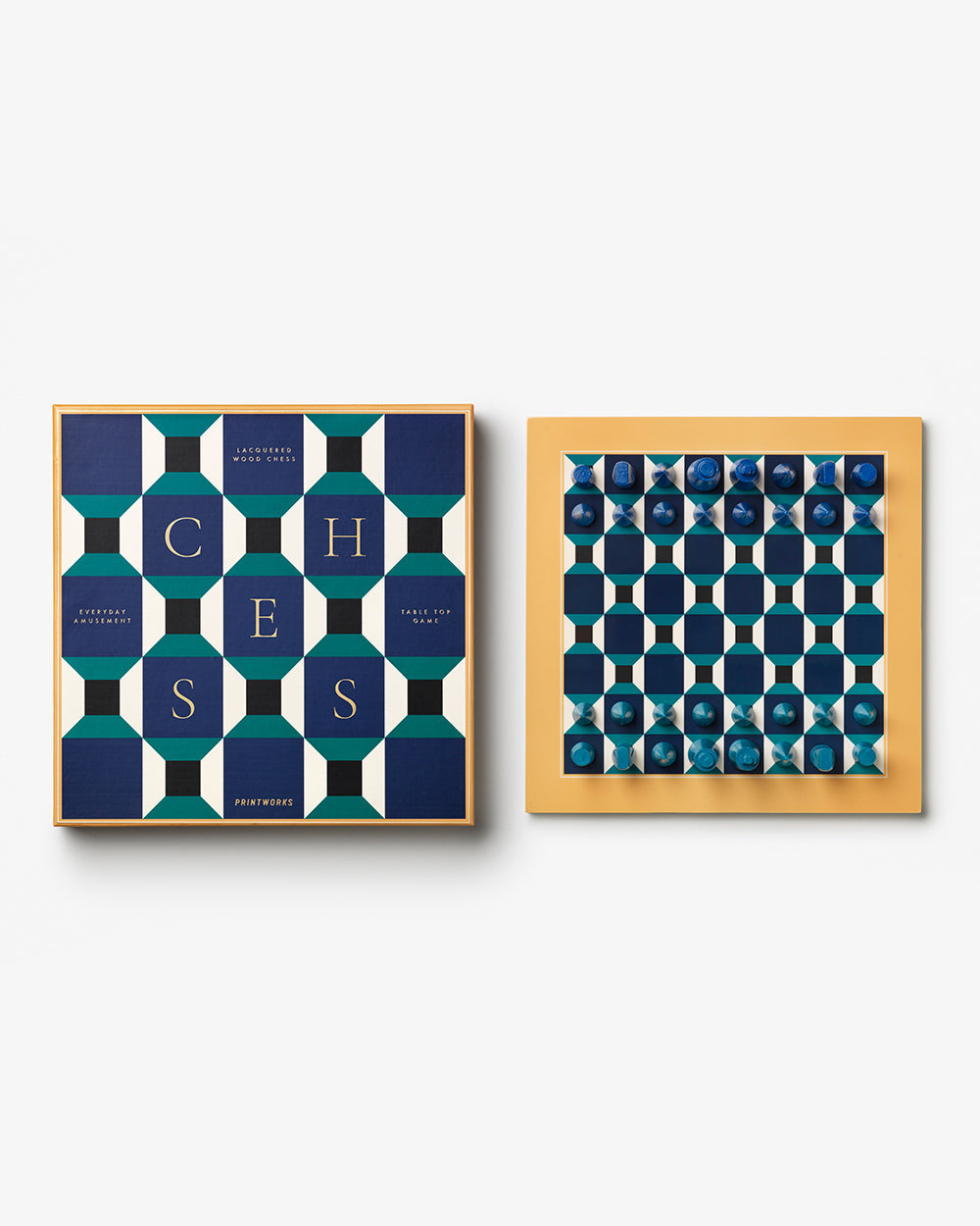 Lacquered Chess, Athena – Modern Coffee Table Games