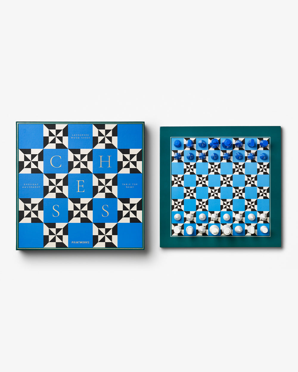 Lacquered Chess, Poseidon – Modern Coffee Table Games