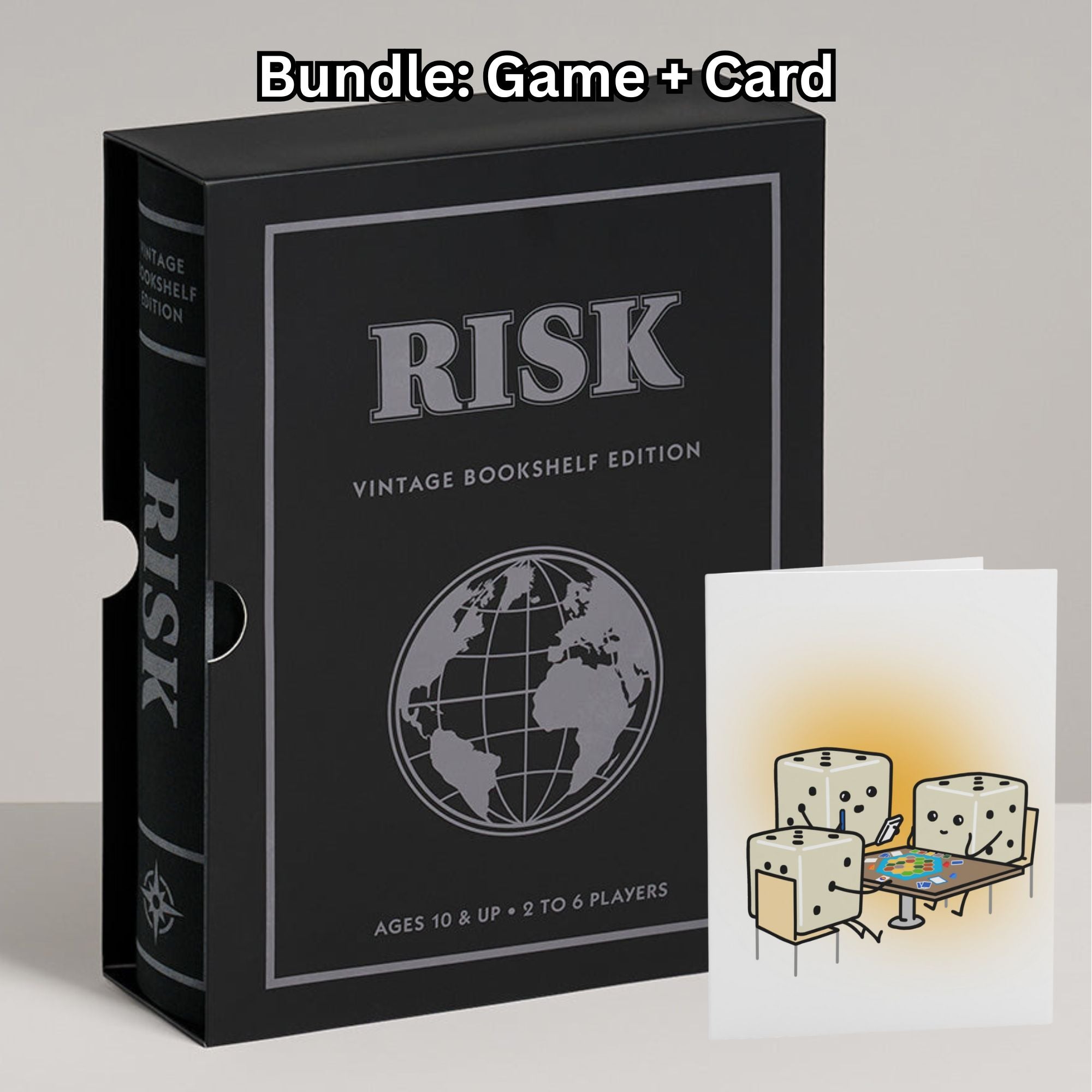 Risk Vintage Bookshelf Board Game