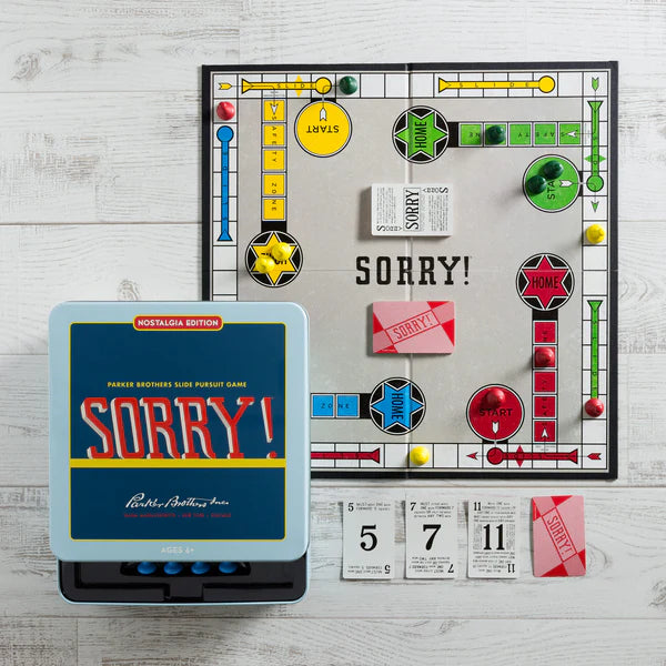 Sorry! Vintage Collectible Tin Board Game