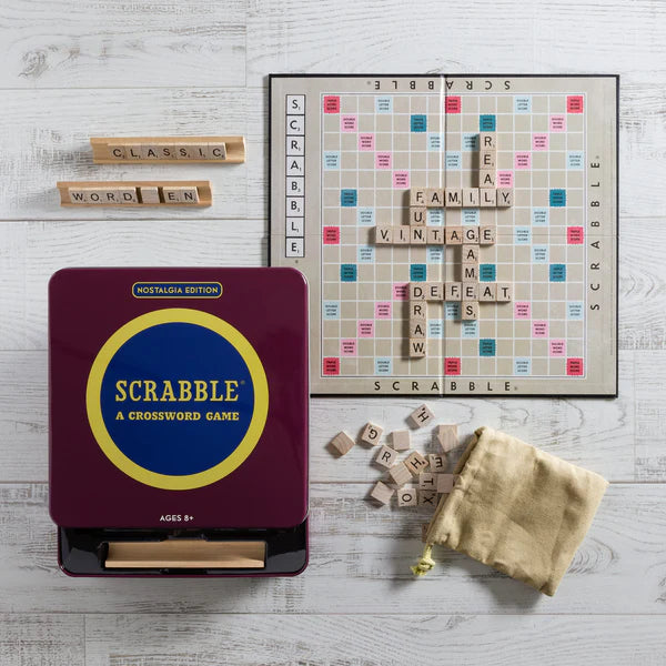 Scrabble Vintage Collectible Tin Board Game