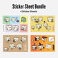 Sticker Sheet Bundle (Set of 4 Sticker Sheets)