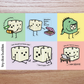 Tiny Dice Buddies Die-Cut Sticker Sheet (Set of 5 Stickers)